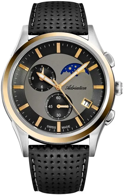 Adriatica A8282.22G7CH Pasek Moonphase Chronograph - zdjęcie 1