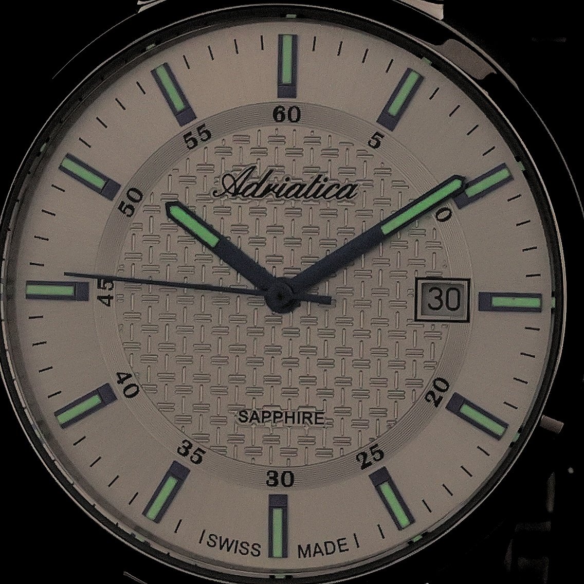 Adriatica A125651B3Q zegarek srebrny klasyczny Bransoleta bransoleta - miniatura 5