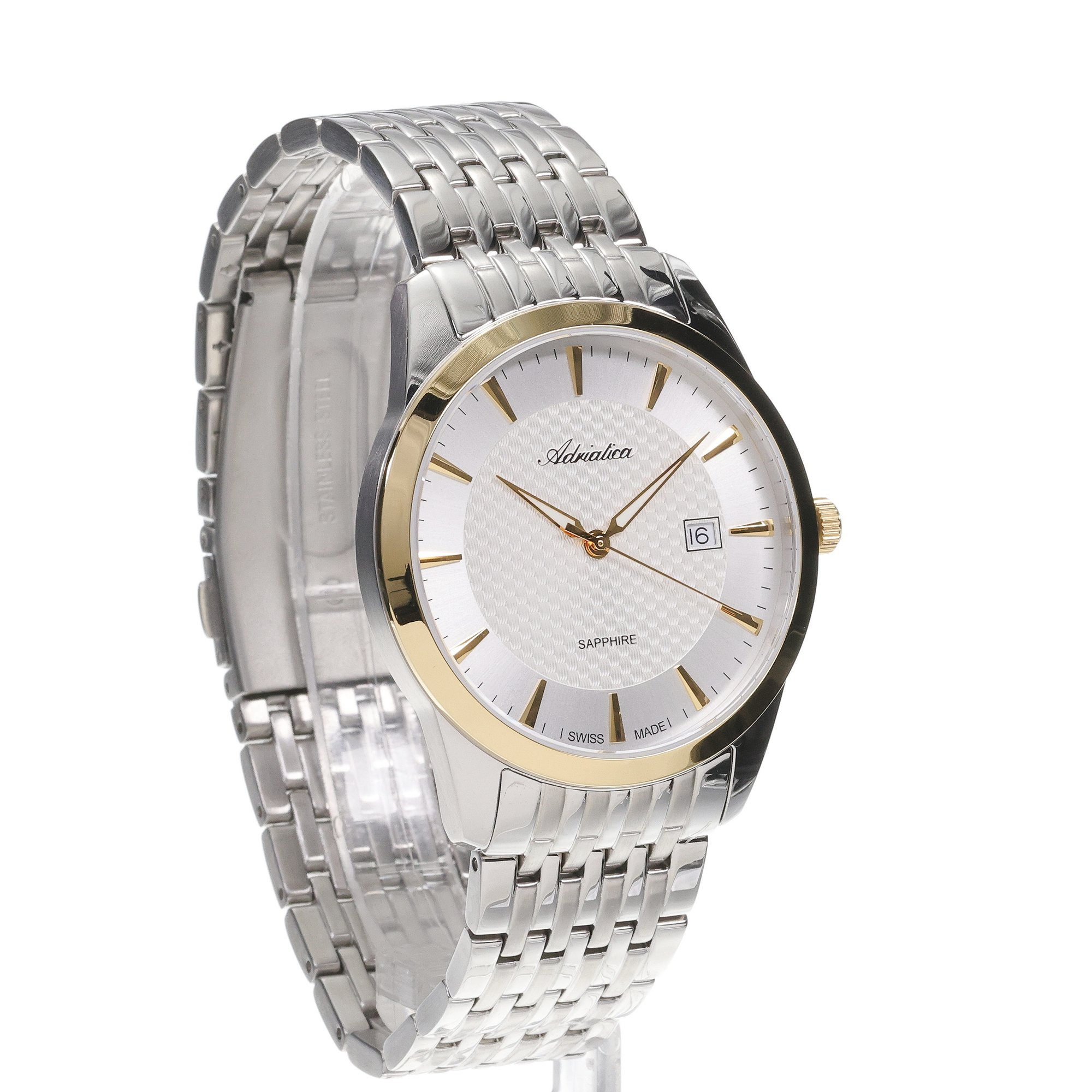 Adriatica A12882113Q Bransoleta elegancki zegarek srebrny