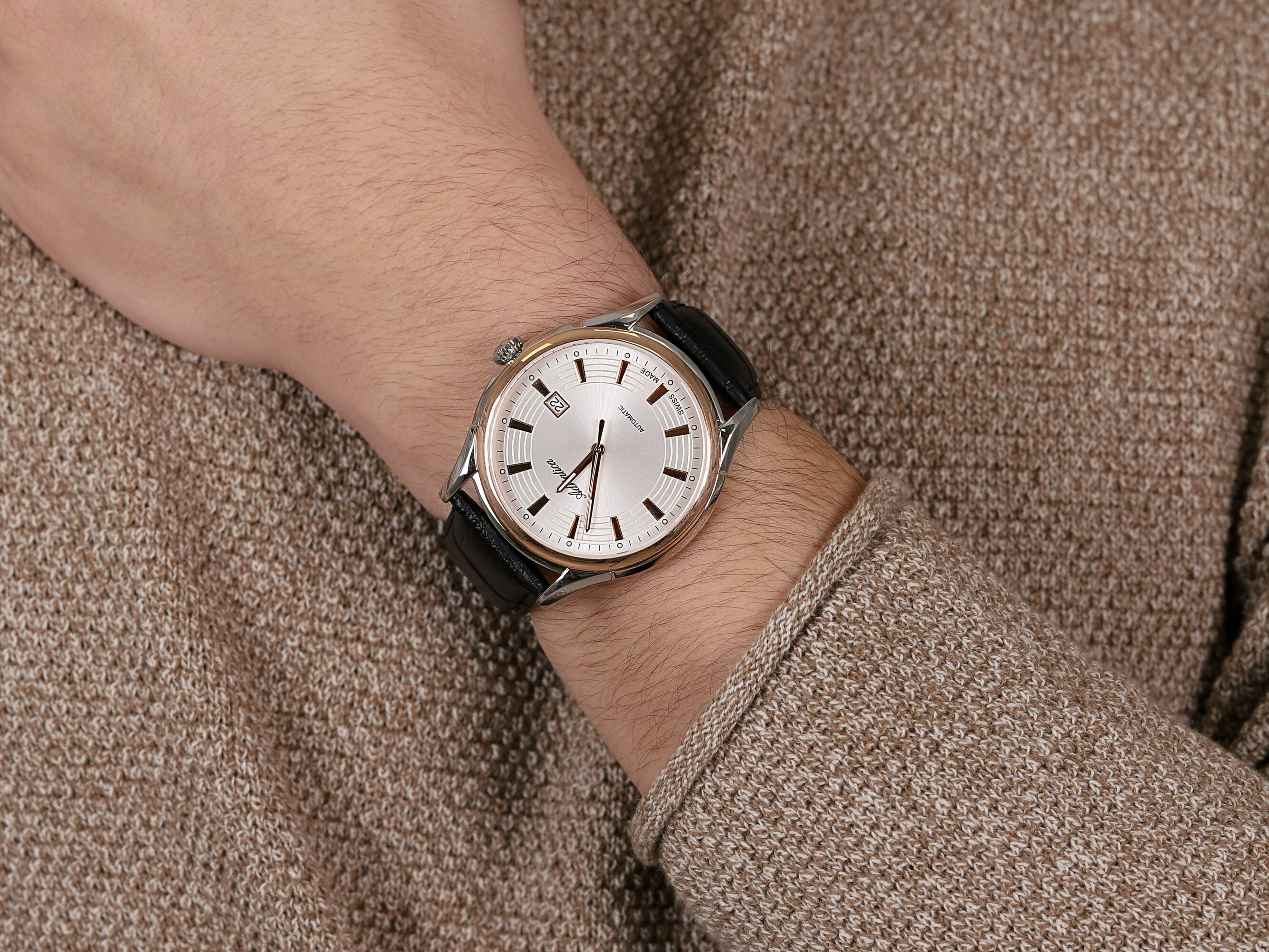 Adriatica A2804.R213A męski zegarek Automatic pasek