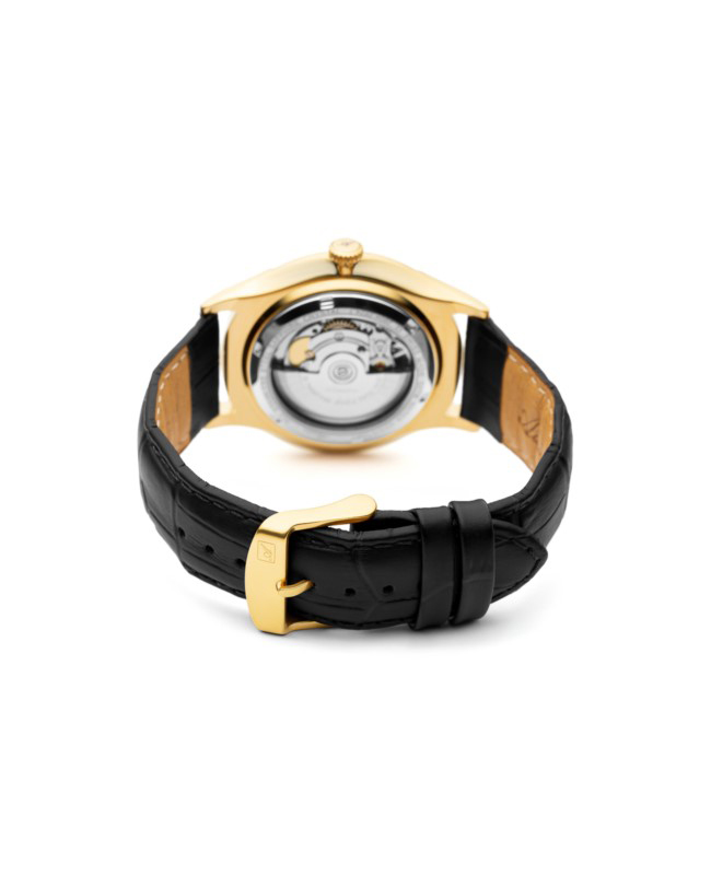 Adriatica A28041217A zegarek złoty klasyczny Automatic pasek - miniatura 6