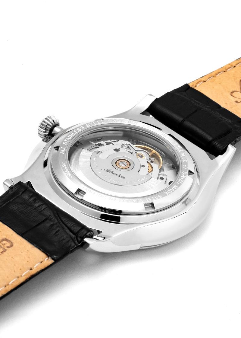 Adriatica A28045214WAS zegarek srebrny klasyczny Automatic pasek - miniatura 3