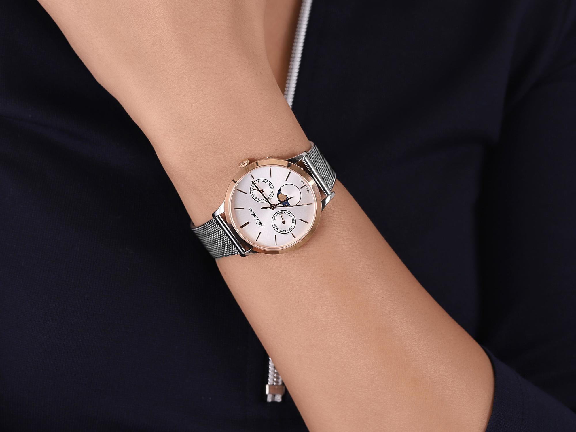 Adriatica A3174R113QF zegarek srebrny klasyczny Bransoleta bransoleta - miniatura 2