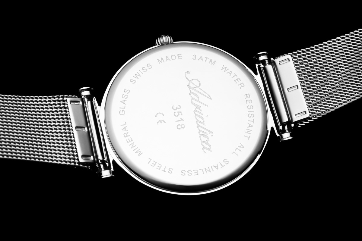 Adriatica A35185195Q Fashion Bransoleta klasyczny zegarek srebrny