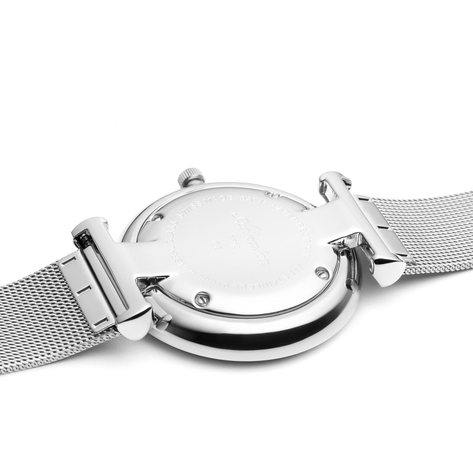 Adriatica A3713511BQ zegarek srebrny elegancki Bransoleta bransoleta