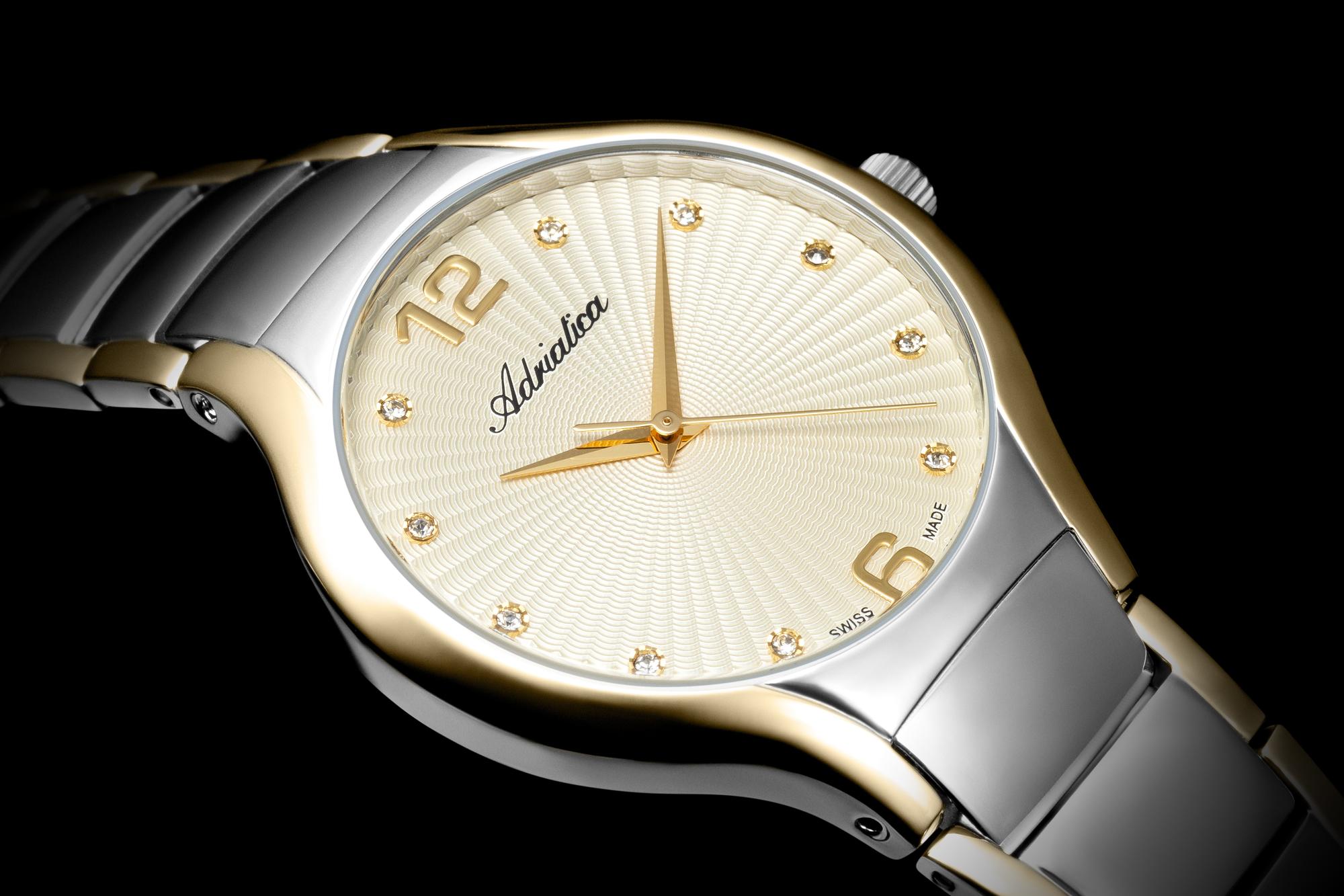 Adriatica A37982171Q Bransoleta zegarek damski elegancki mineralne