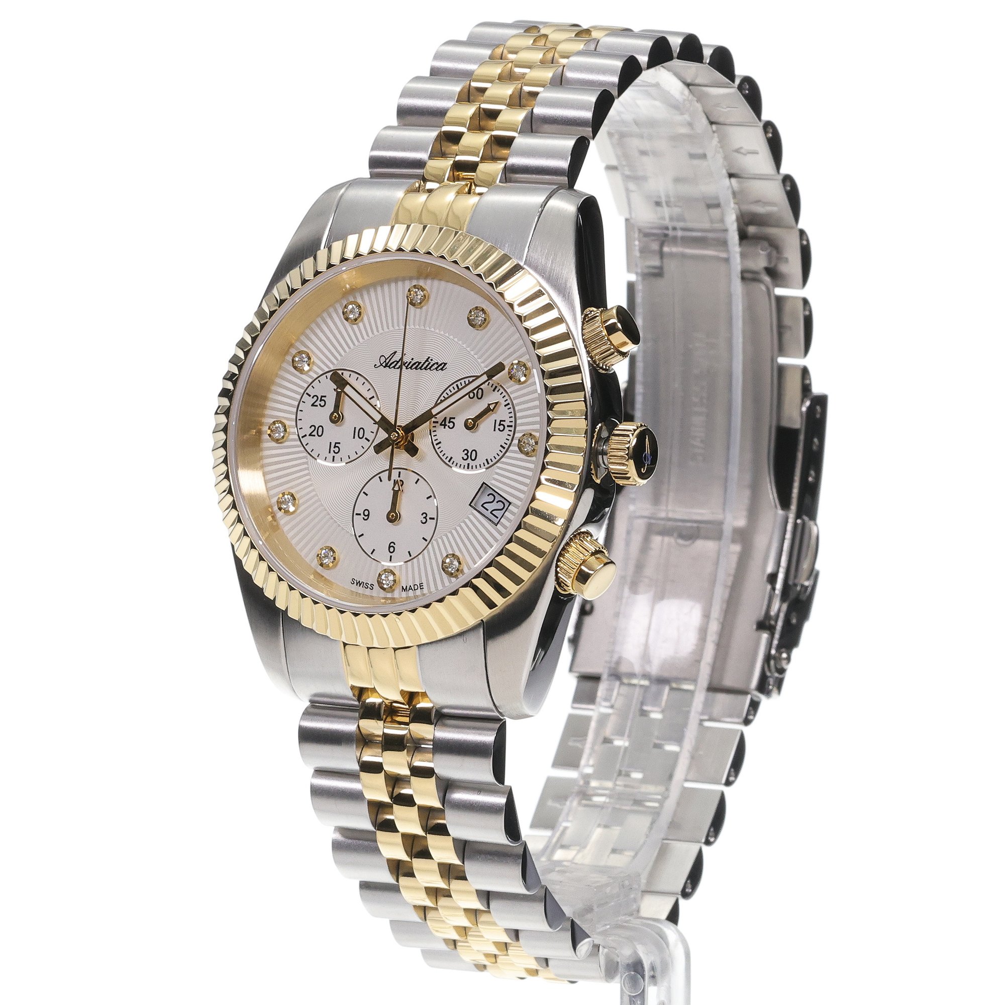 Adriatica A38092143CH Classic Chronograf zegarek klasyczny Damskie - miniatura 2