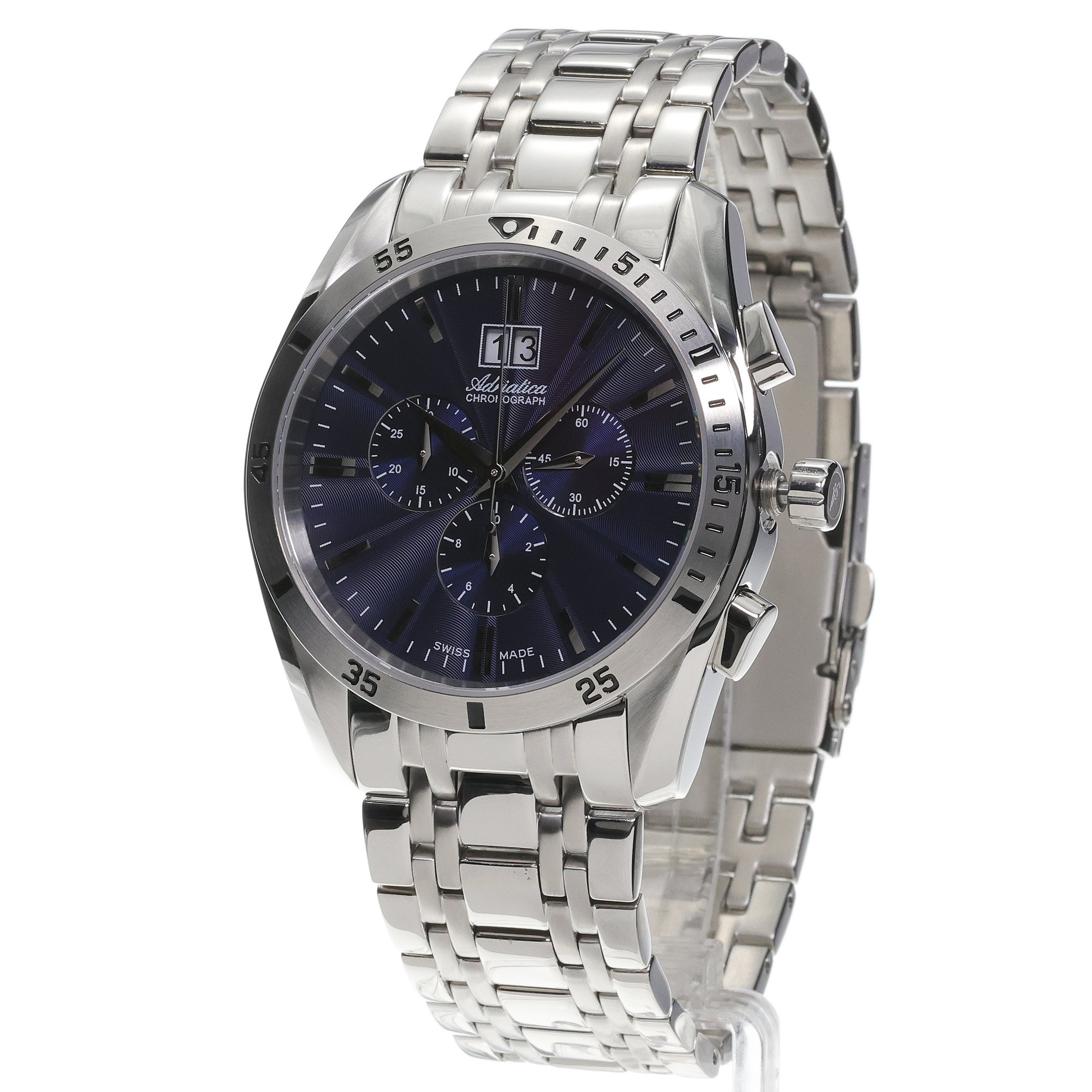 Adriatica A82025115CH Chronograph zegarek klasyczny Bransoleta - miniatura 2