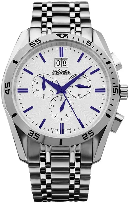 Adriatica A820251B3CH Bransoleta Chronograph - zdjęcie 1
