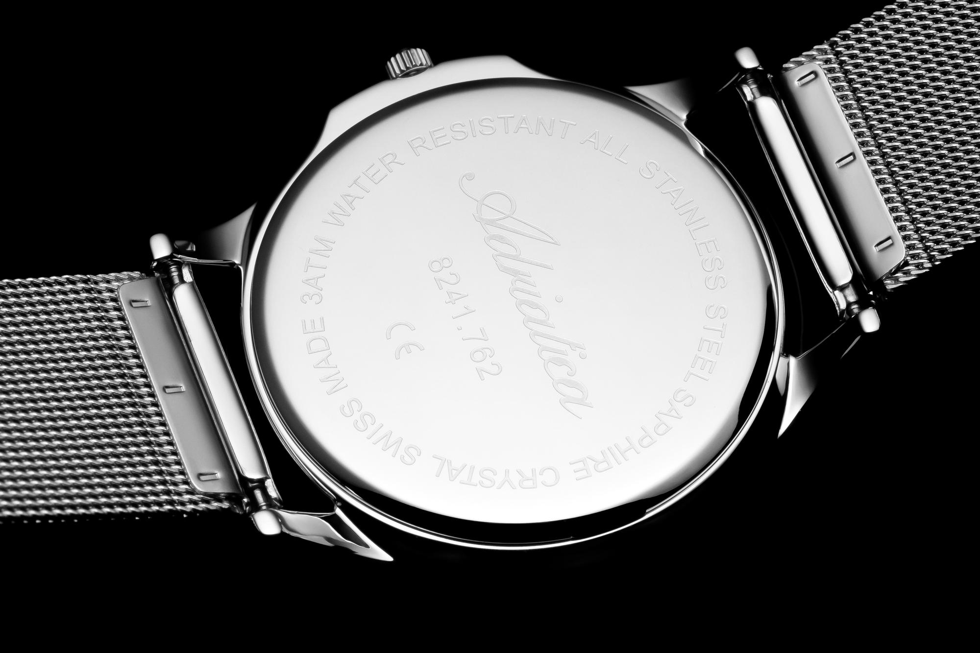 Adriatica A82415125Q Bransoleta zegarek męski elegancki szafirowe - miniatura 5