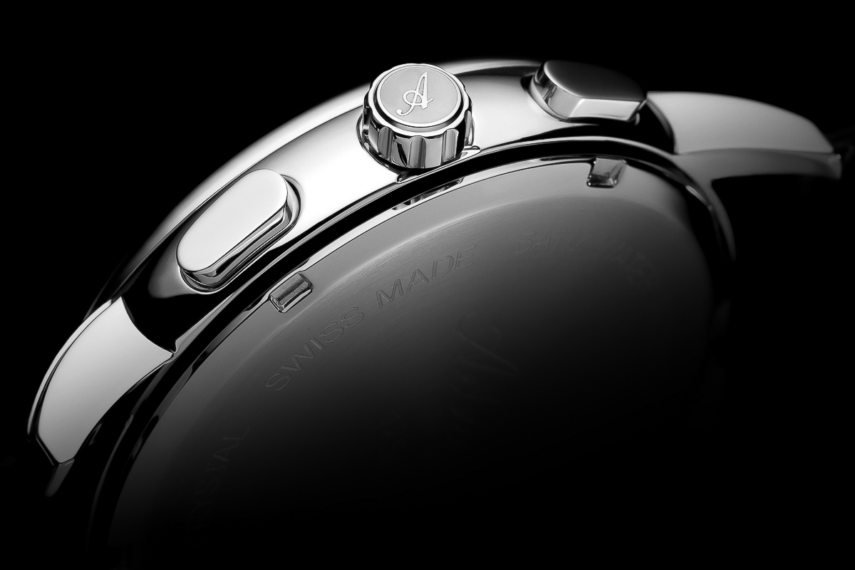 Adriatica A82565225CH Pasek zegarek męski elegancki szafirowe - miniatura 8