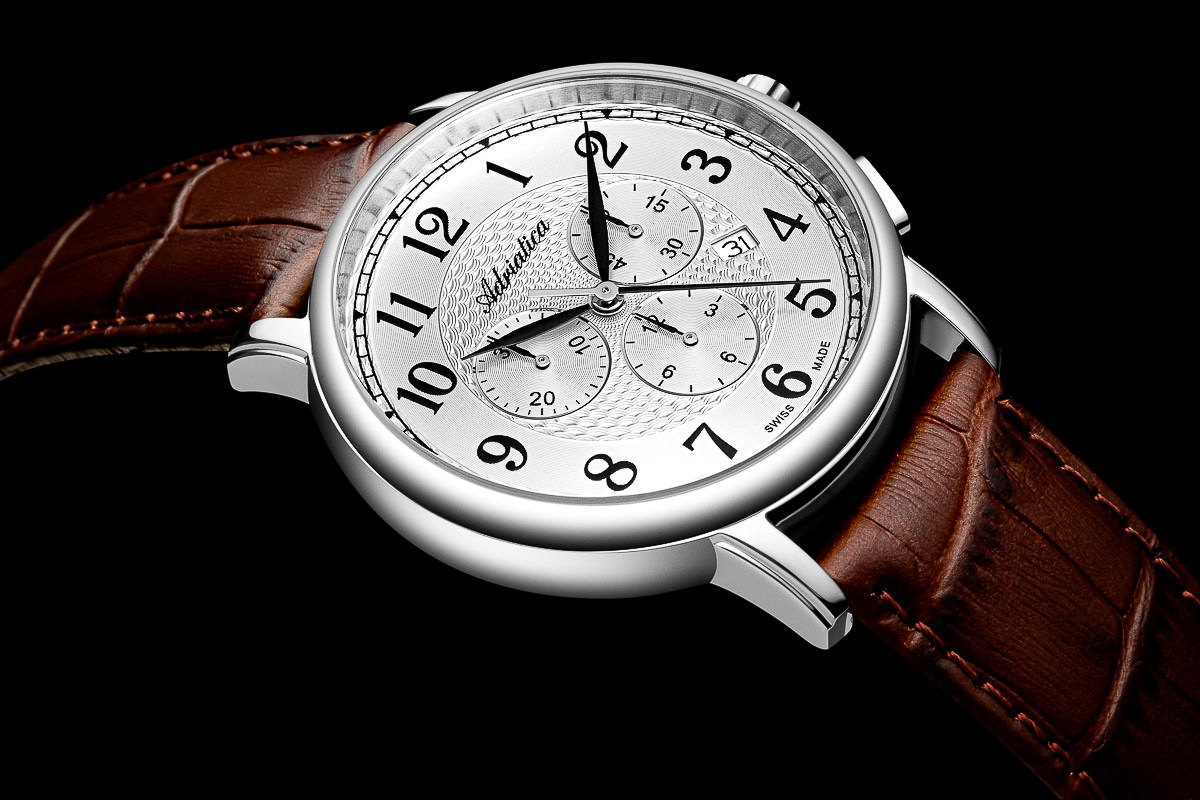 Adriatica A82565B23CH zegarek srebrny elegancki Pasek pasek - miniatura 5