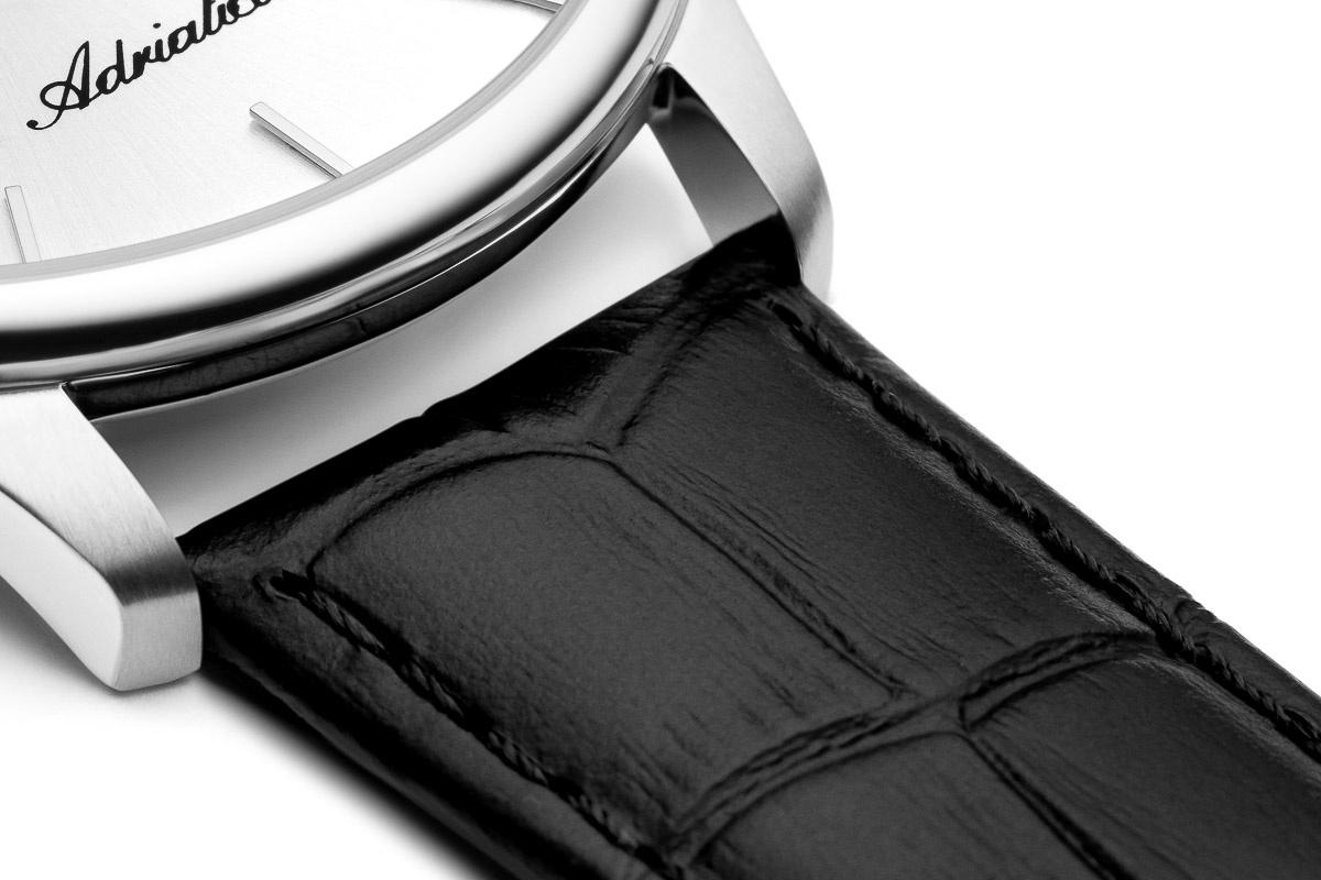 Adriatica A82695253QF Moonphase Pasek klasyczny zegarek srebrny - miniatura 3
