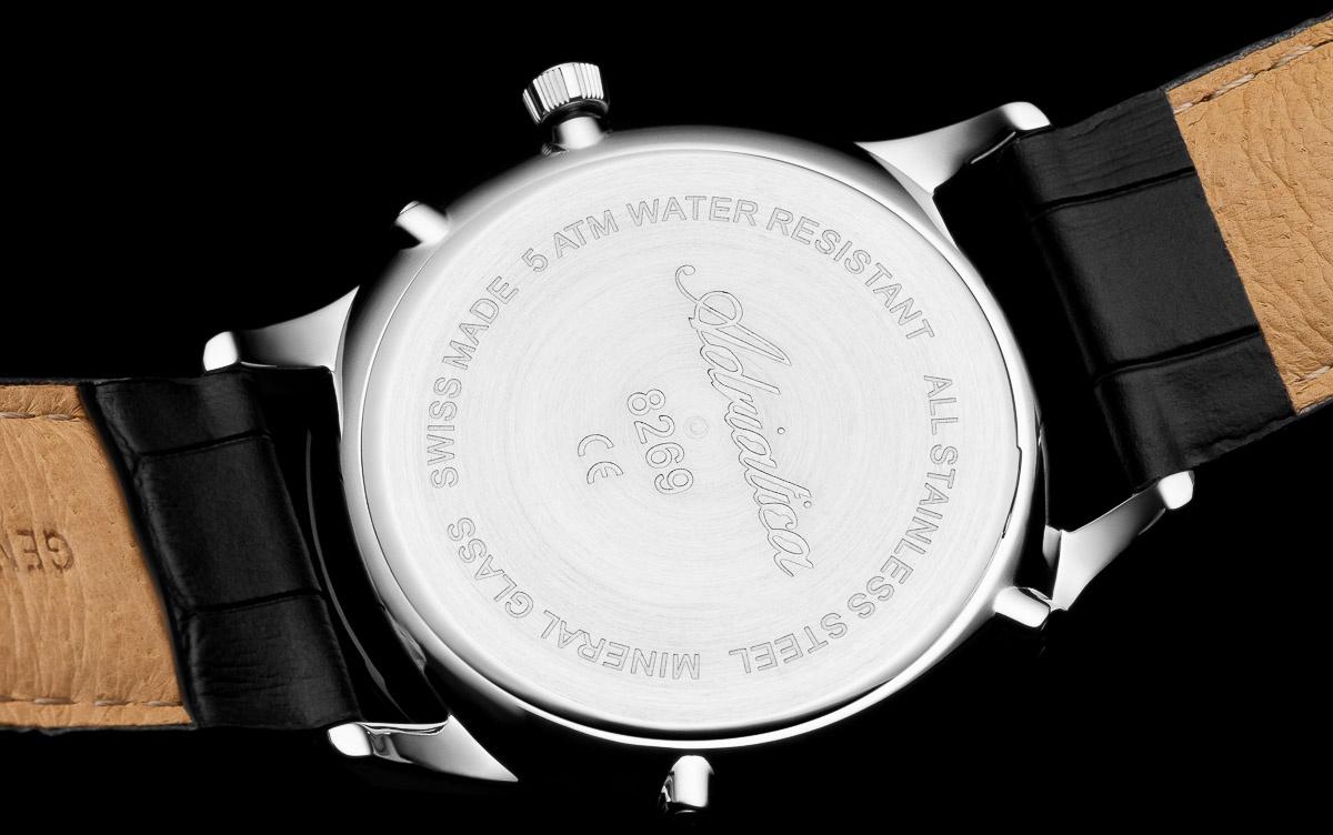 Adriatica A82695253QF Moonphase zegarek klasyczny Pasek - miniatura 7