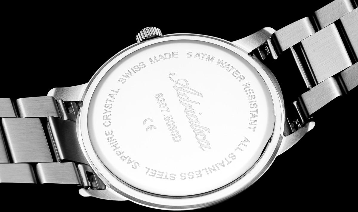 Adriatica A830751R6Q Classic Bransoleta klasyczny zegarek srebrny