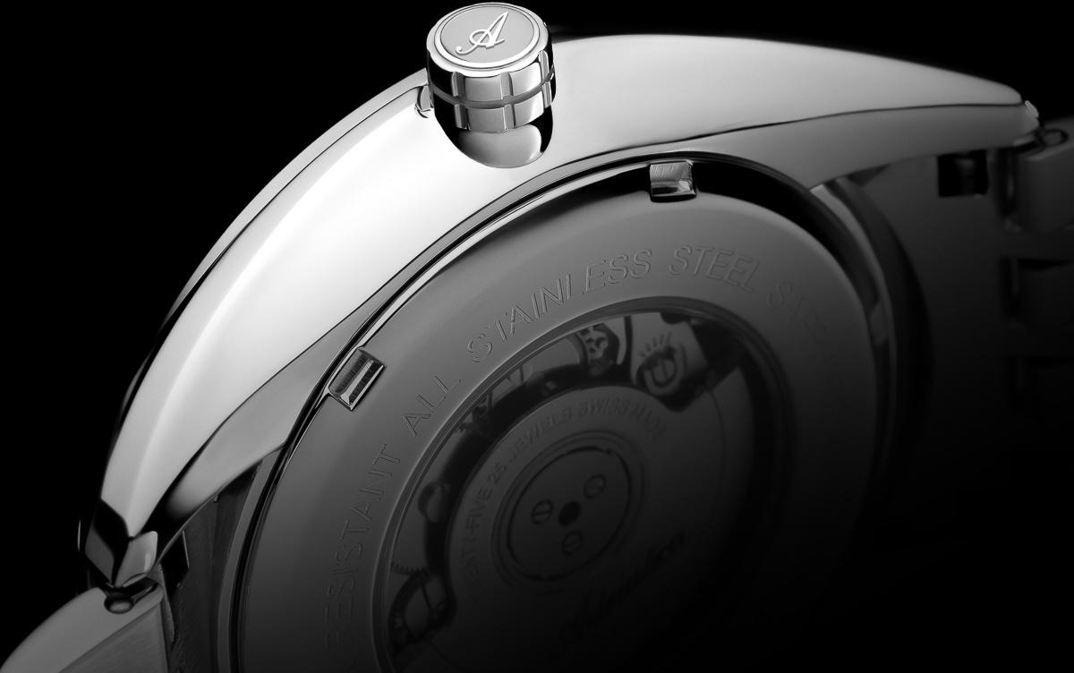 Adriatica A83095123A zegarek srebrny klasyczny Automatic bransoleta