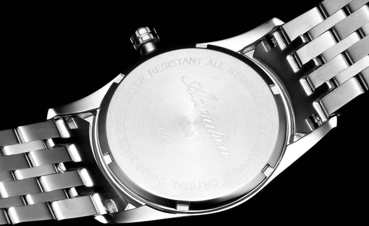 Adriatica A8309R116QF Bransoleta Multifunction zegarek męski klasyczny szafirowe