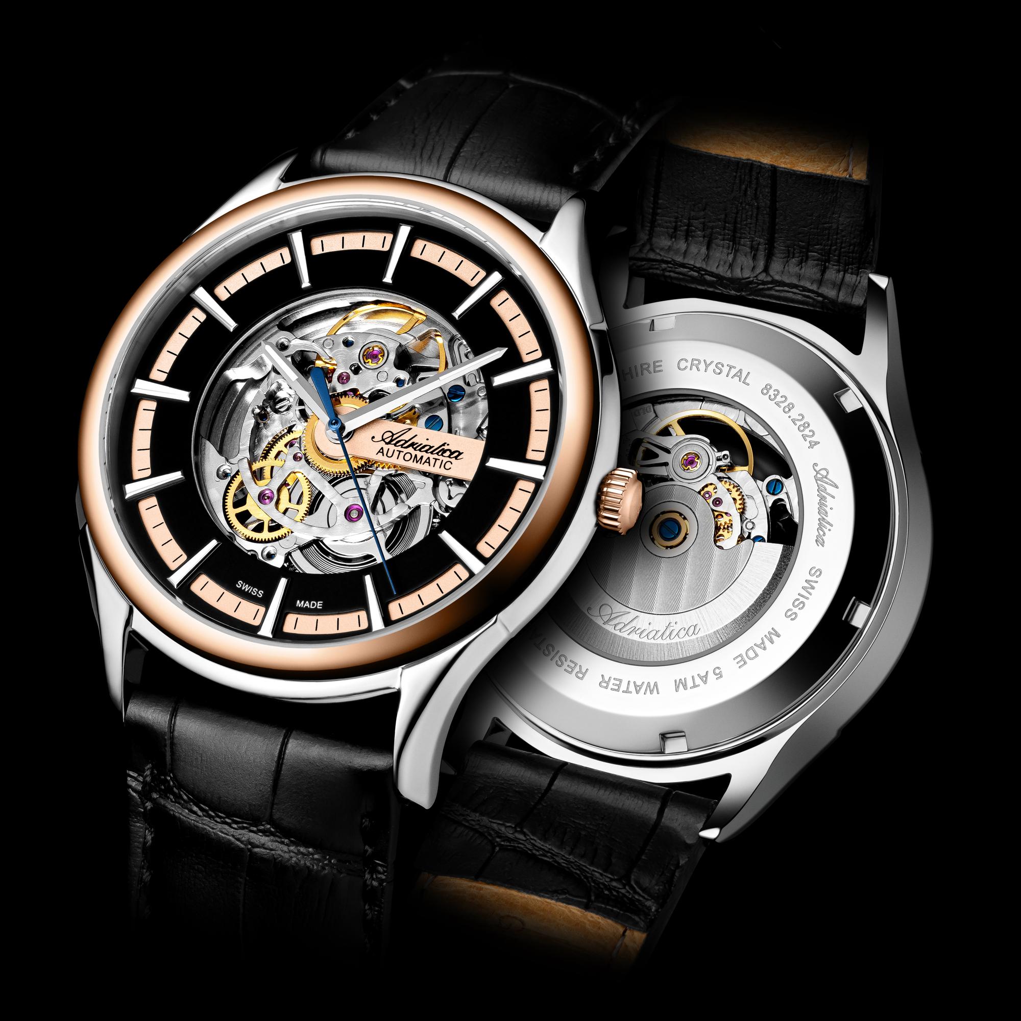 Adriatica A83285214RAS męski zegarek Automatic pasek - miniatura 4