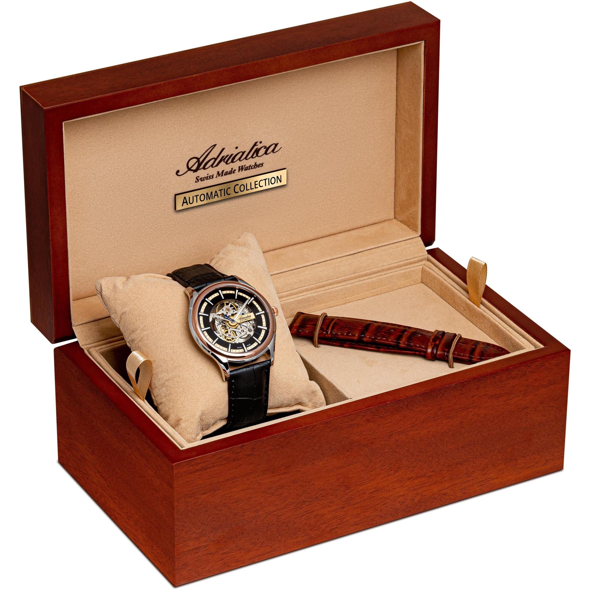 Adriatica A83285214RAS męski zegarek Automatic pasek - miniatura 5