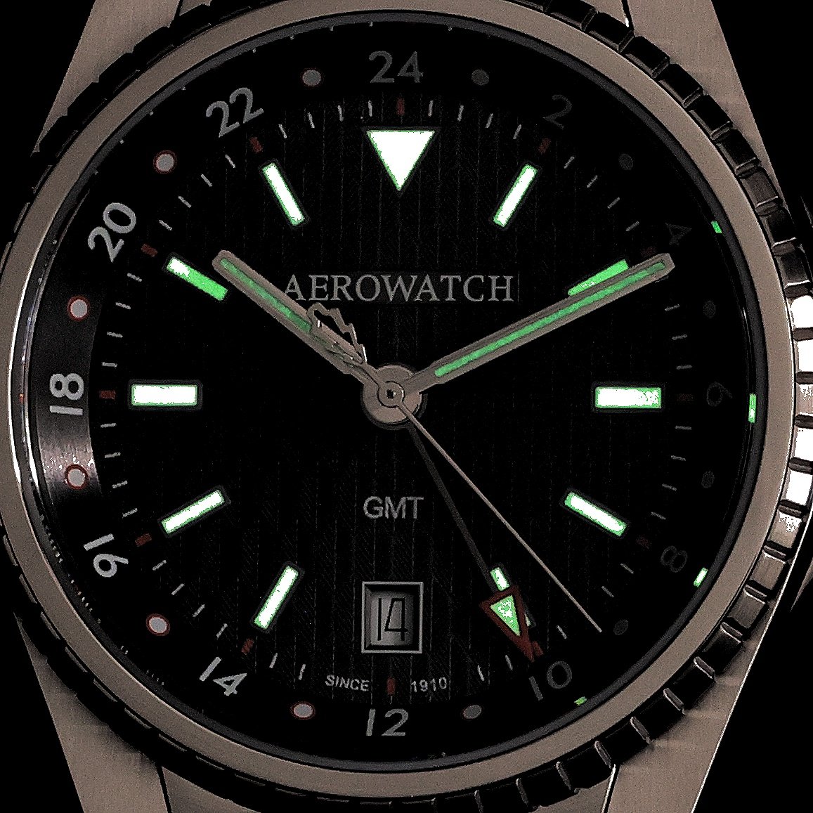 Aerowatch 44999-AA01 zegarek męski klasyczny Milan pasek - miniatura 5