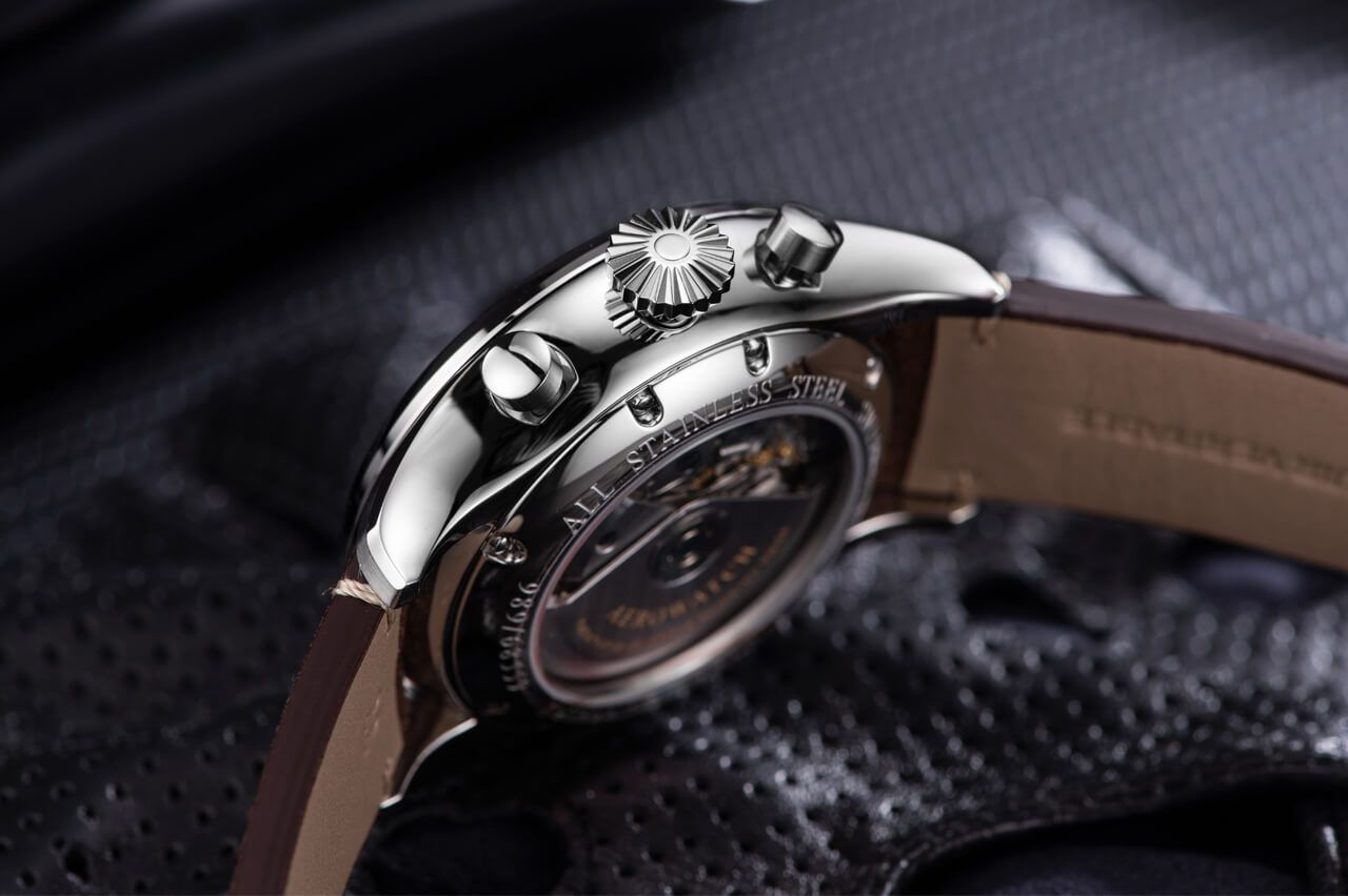 Aerowatch 61989-AA05 LES GRANDES CLASSIQUES PILOTE zegarek klasyczny Les Grandes Classiques - miniatura 3