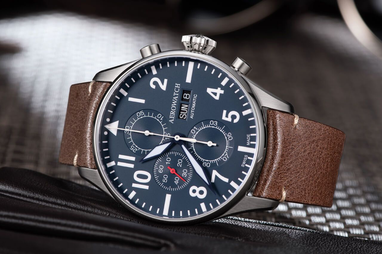 Aerowatch 61989-AA05 zegarek męski Les Grandes Classiques - miniatura 2