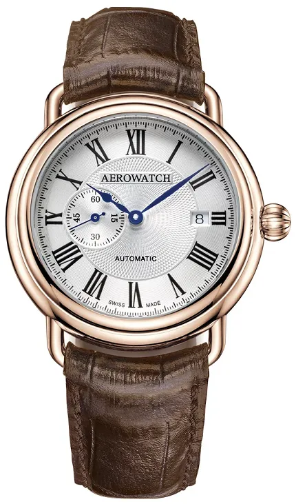 Aerowatch 76983-RO01 1942 1942 PETITE SECONDE - zdjęcie 1