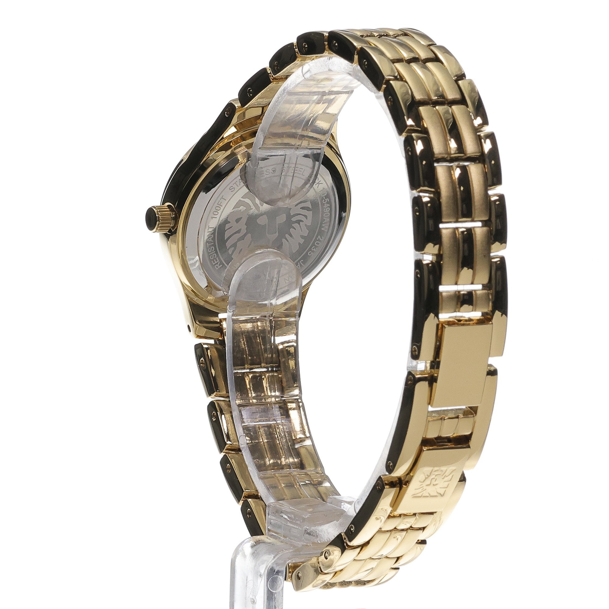 Anne Klein 10-5490MVGB zegarek złoty biżuteryjny Anne Klein bransoleta - miniatura 4