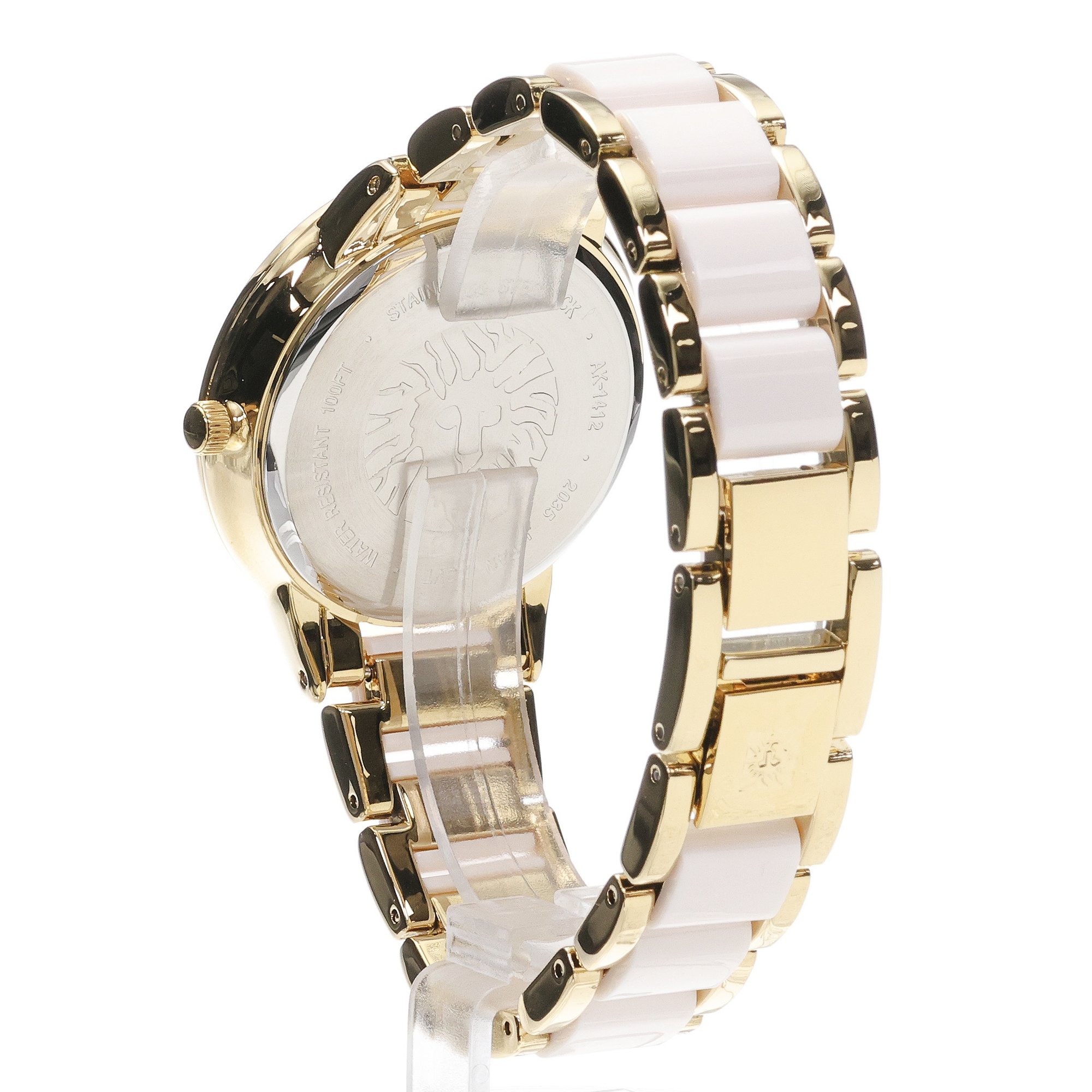 Anne Klein AK-1412IVGB Bransoleta zegarek damski fashion-modowy mineralne - miniatura 4