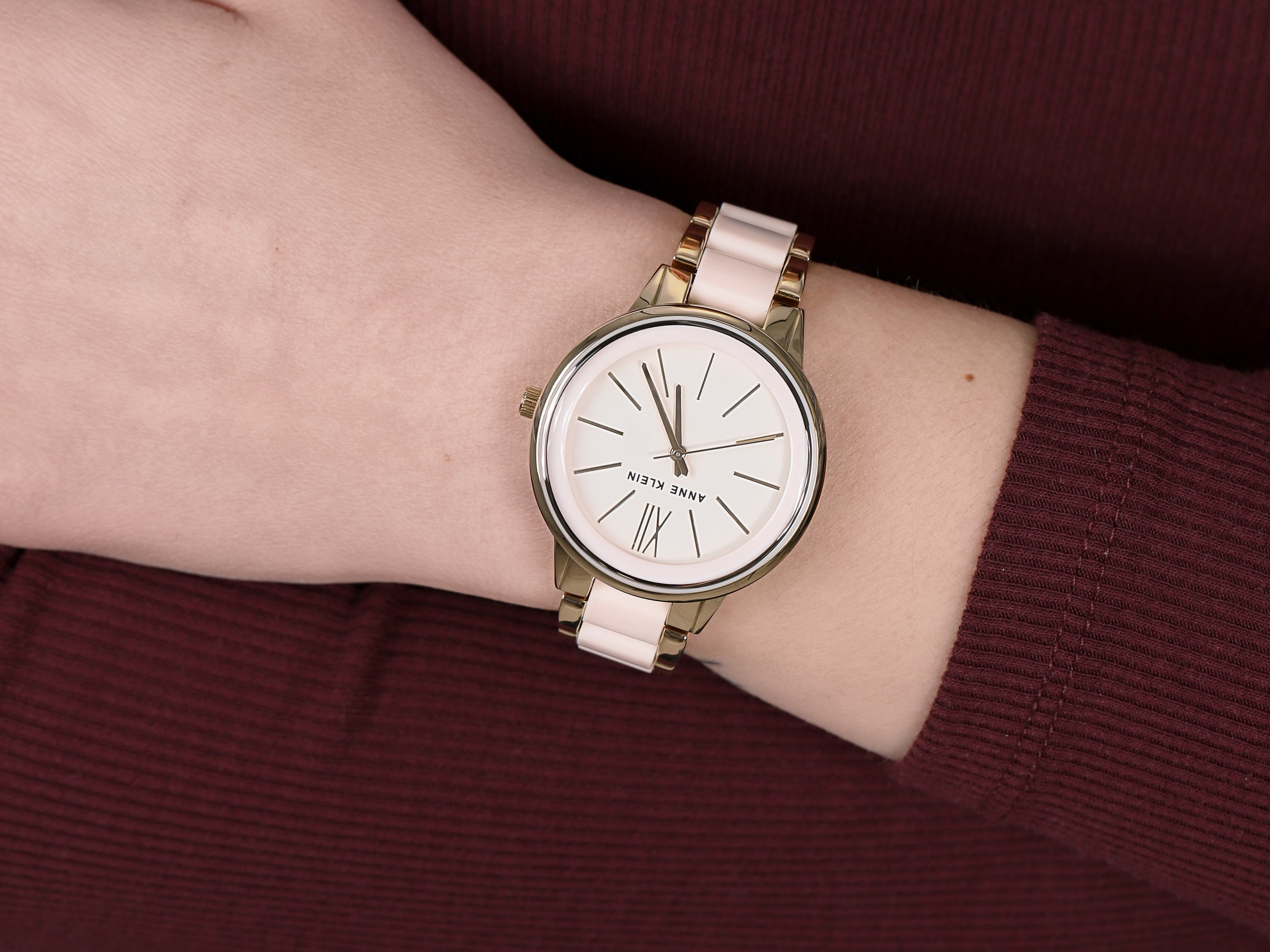 Anne Klein AK-1412IVGB damski zegarek Bransoleta bransoleta - miniatura 5