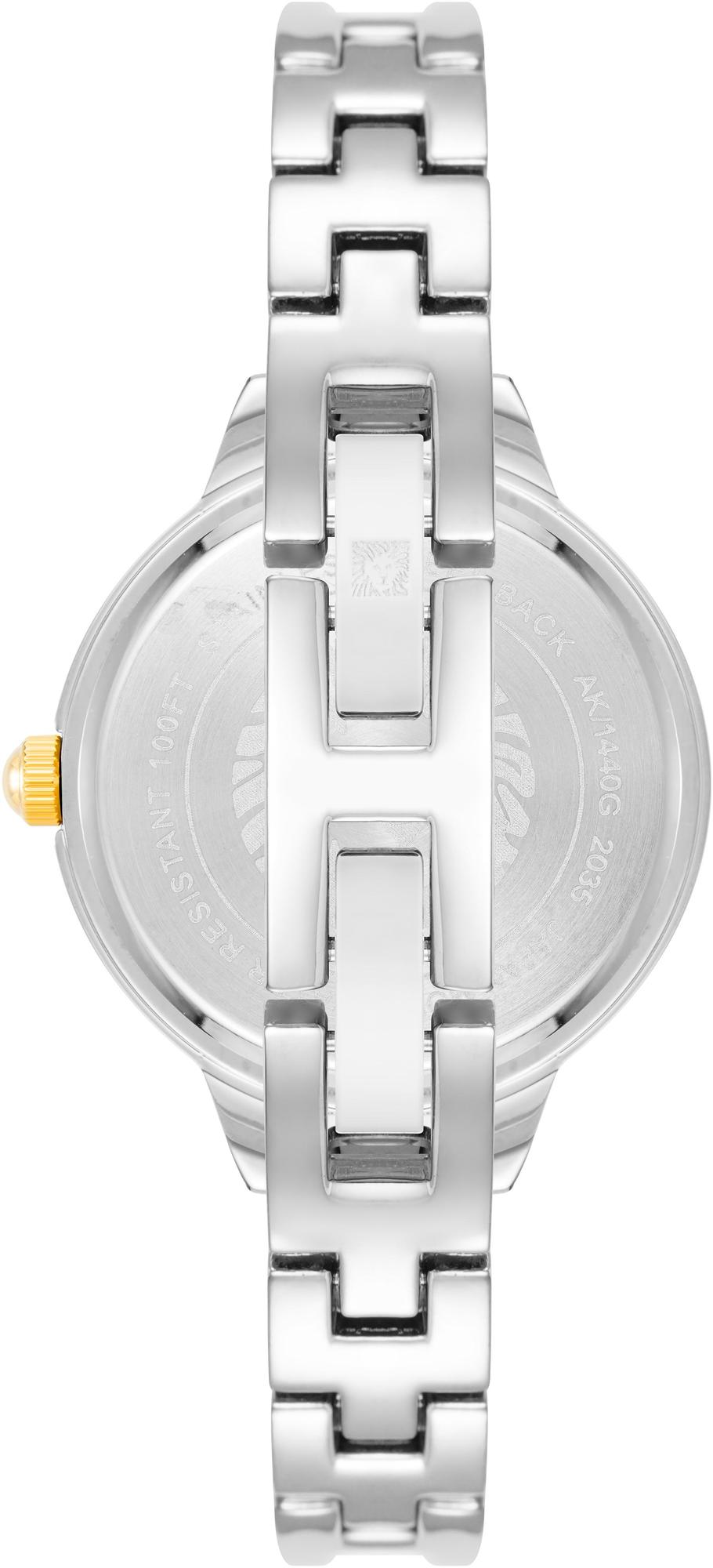 Anne Klein AK-1441SVTT zegarek srebrny fashion-modowy Bransoleta bransoleta - miniatura 7