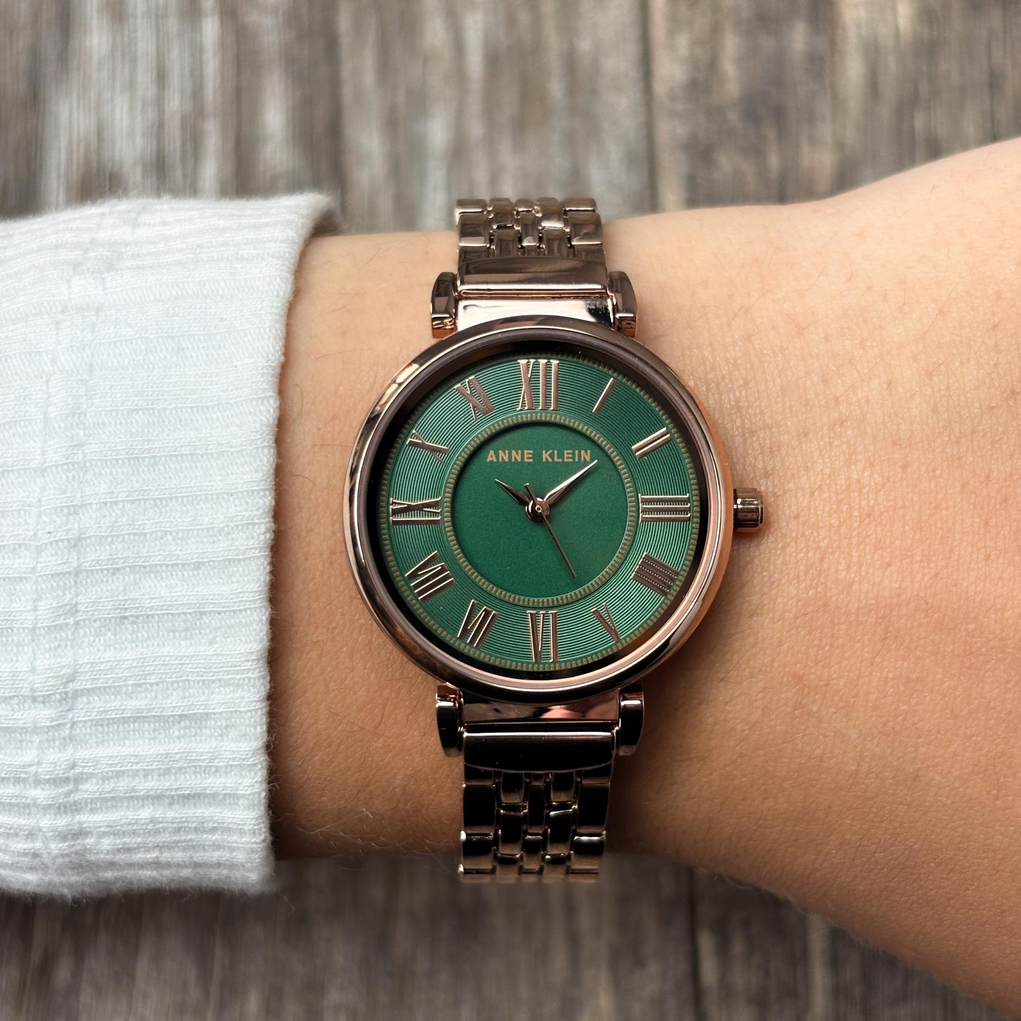 Anne Klein AK-2158GNRG Bransoleta zegarek damski fashion-modowy mineralne - miniatura 6