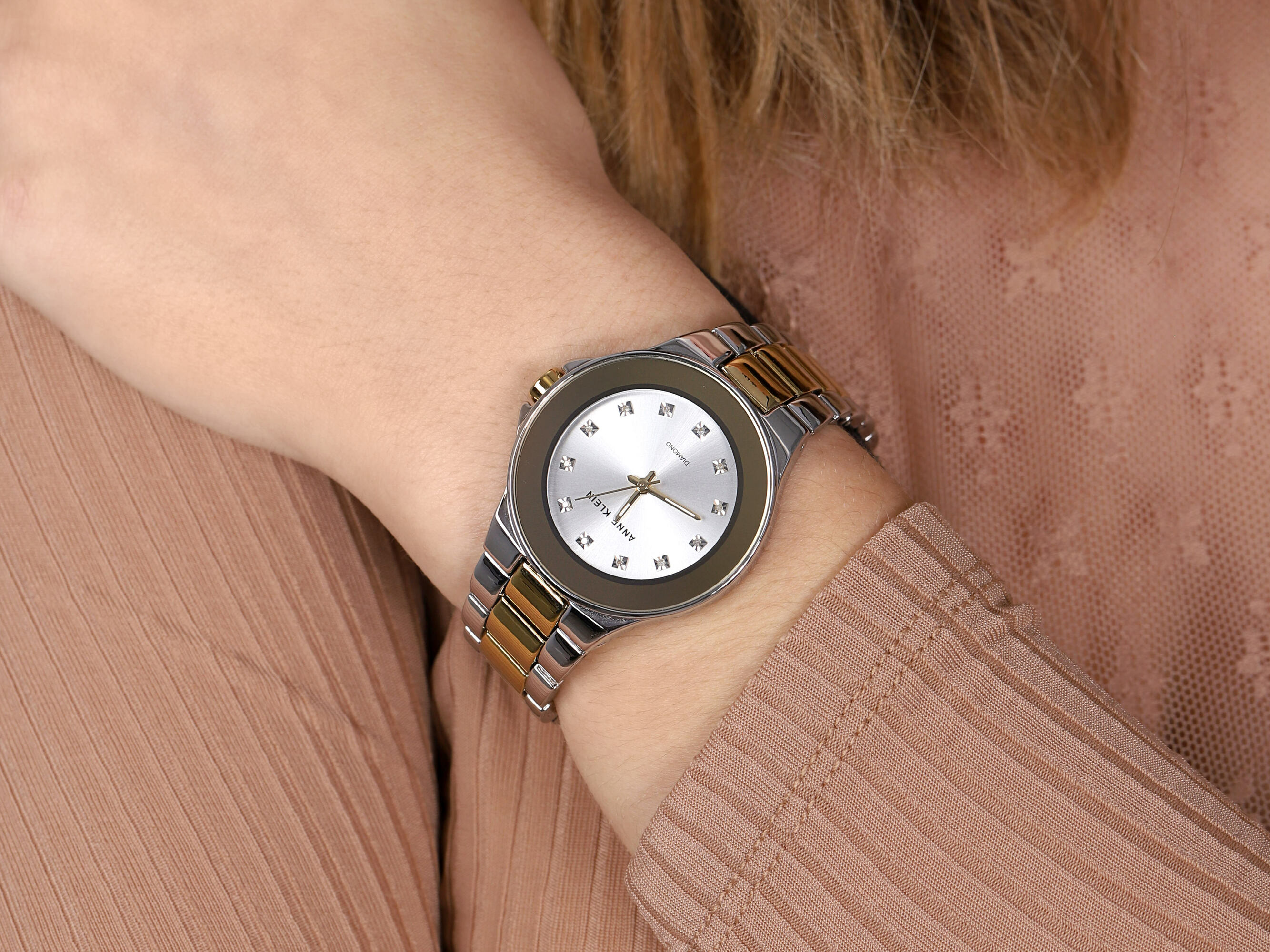 Anne Klein AK-2755SVTT damski zegarek Bransoleta bransoleta - miniatura 2