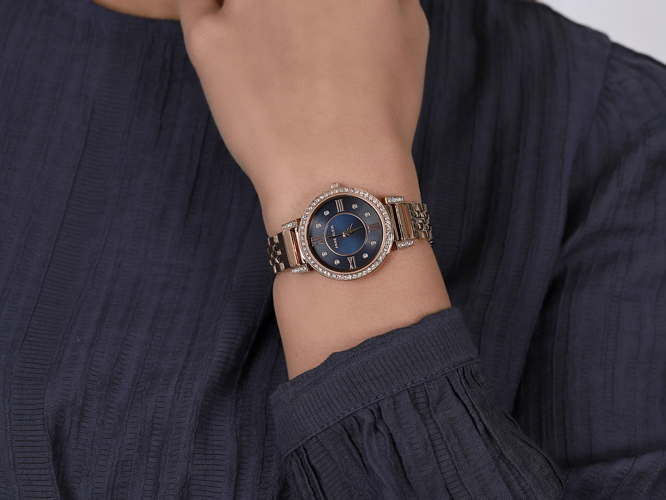 Anne Klein AK-2928NVRG zegarek damski Bransoleta - miniatura 5