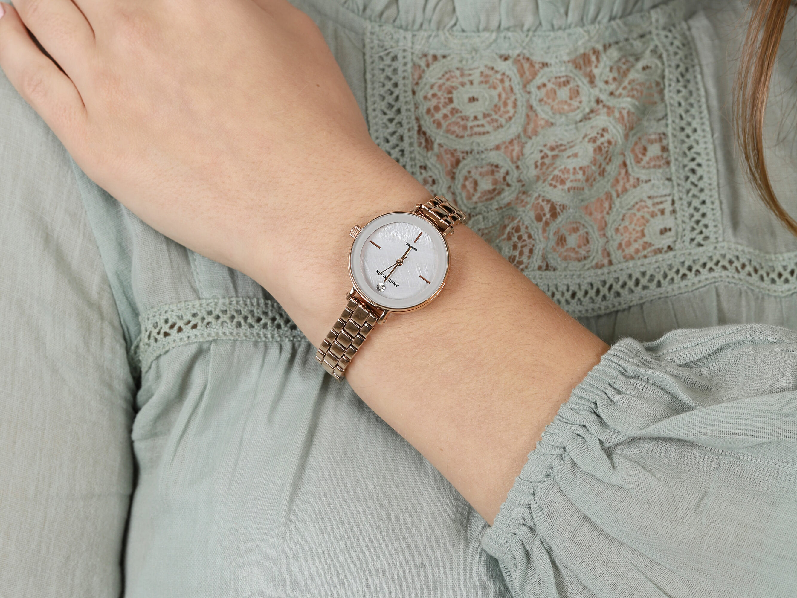 Anne Klein AK-3386LGRG zegarek damski Bransoleta - miniatura 2