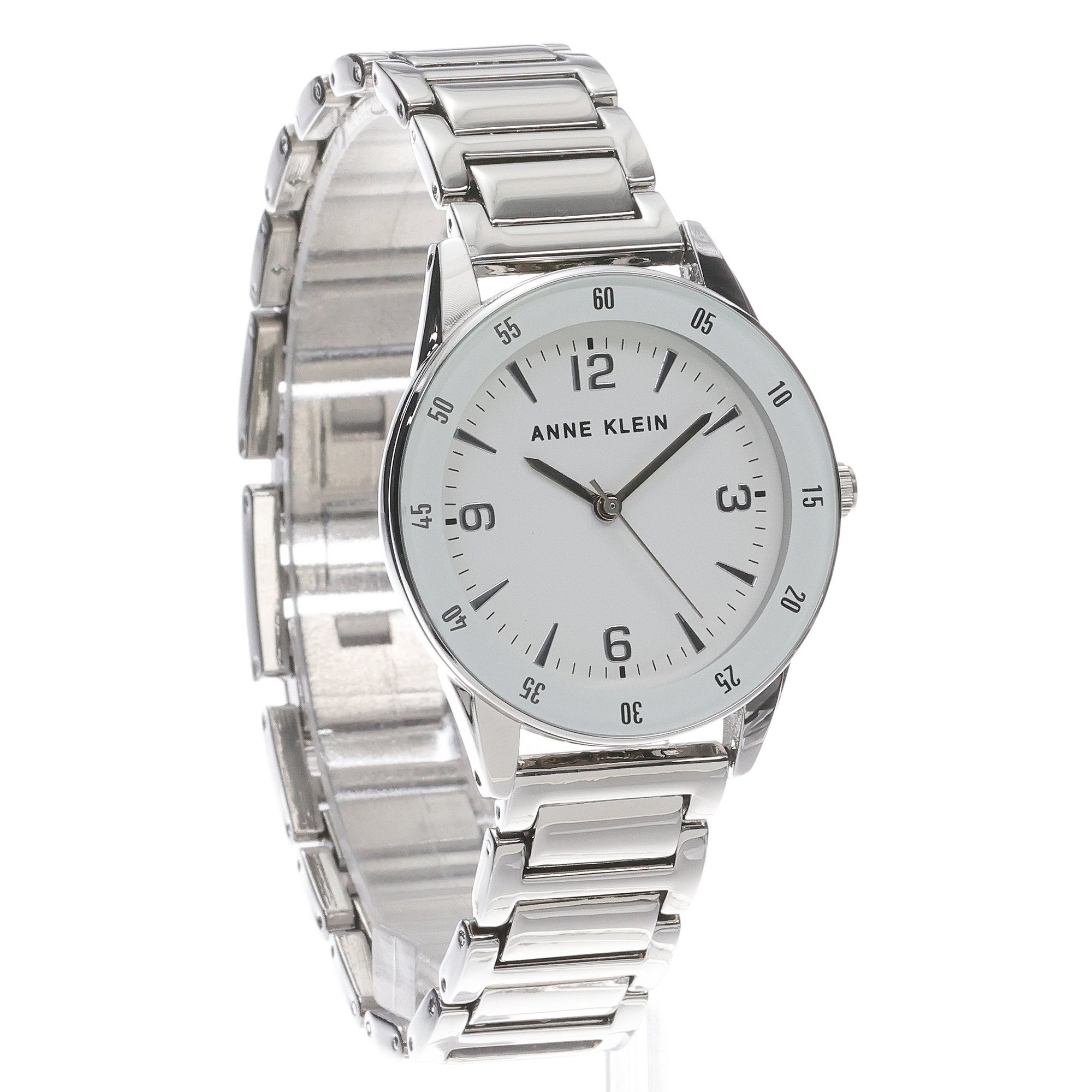 Anne Klein AK-3603WTSV Bransoleta zegarek damski klasyczny mineralne - miniatura 3