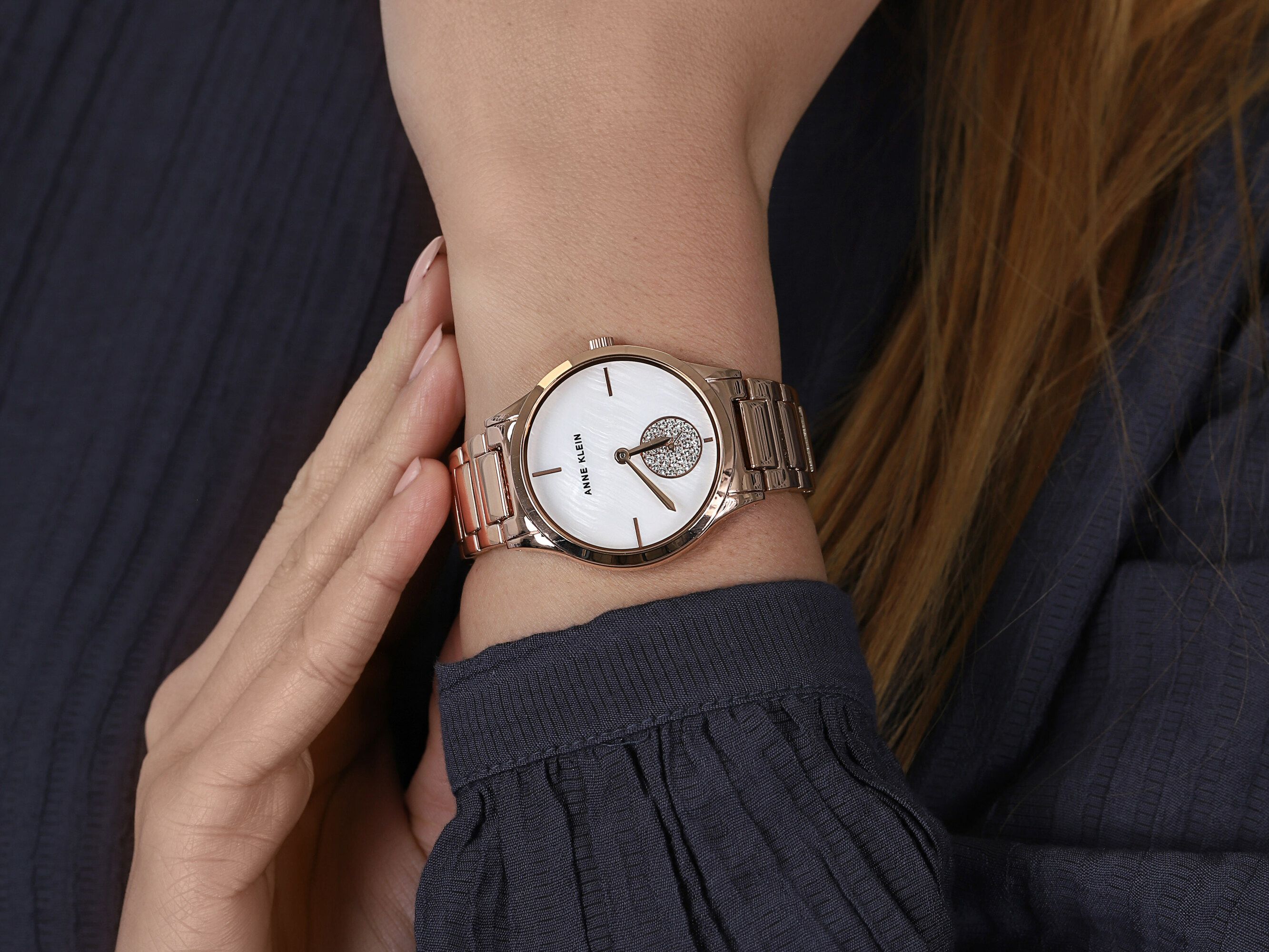 Anne Klein AK-3674RGST damski zegarek Bransoleta bransoleta - miniatura 2