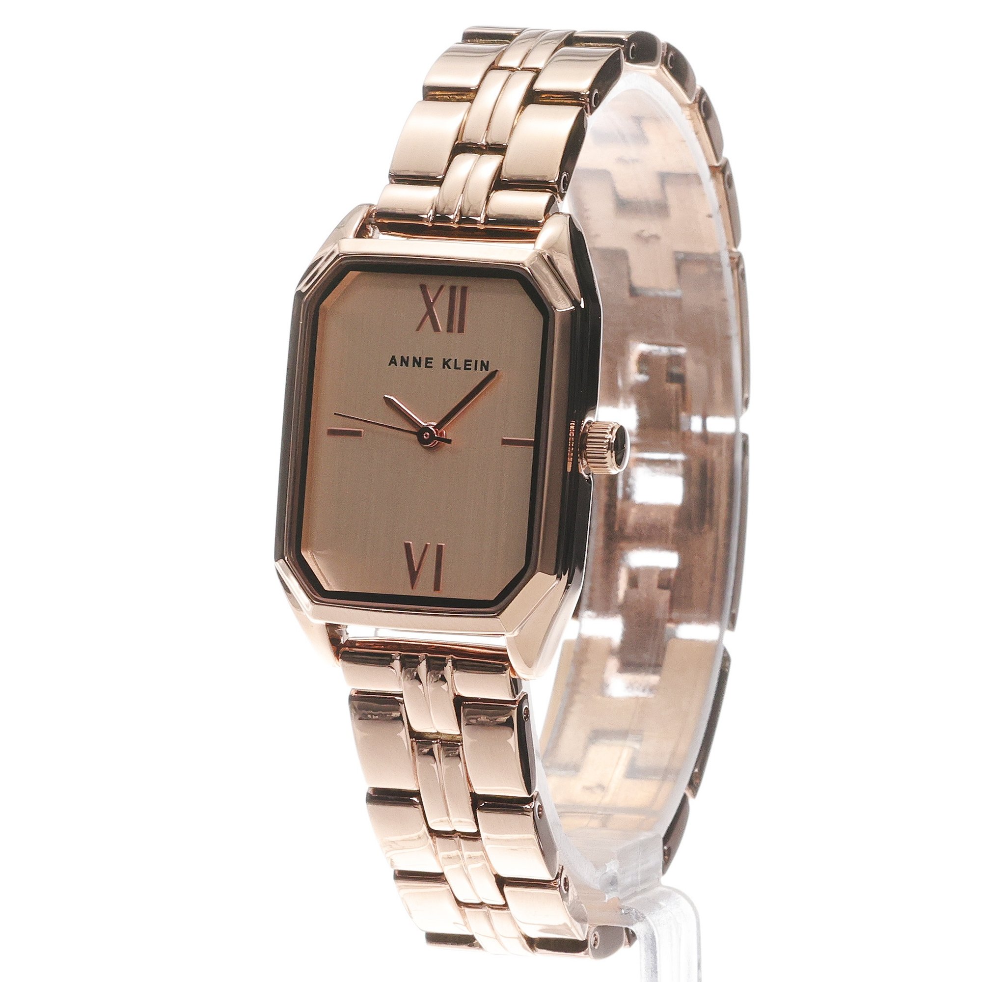 Anne Klein AK-3774RGRG Rose Gold-Tone Bransoleta klasyczny zegarek różowe złoto - miniatura 2