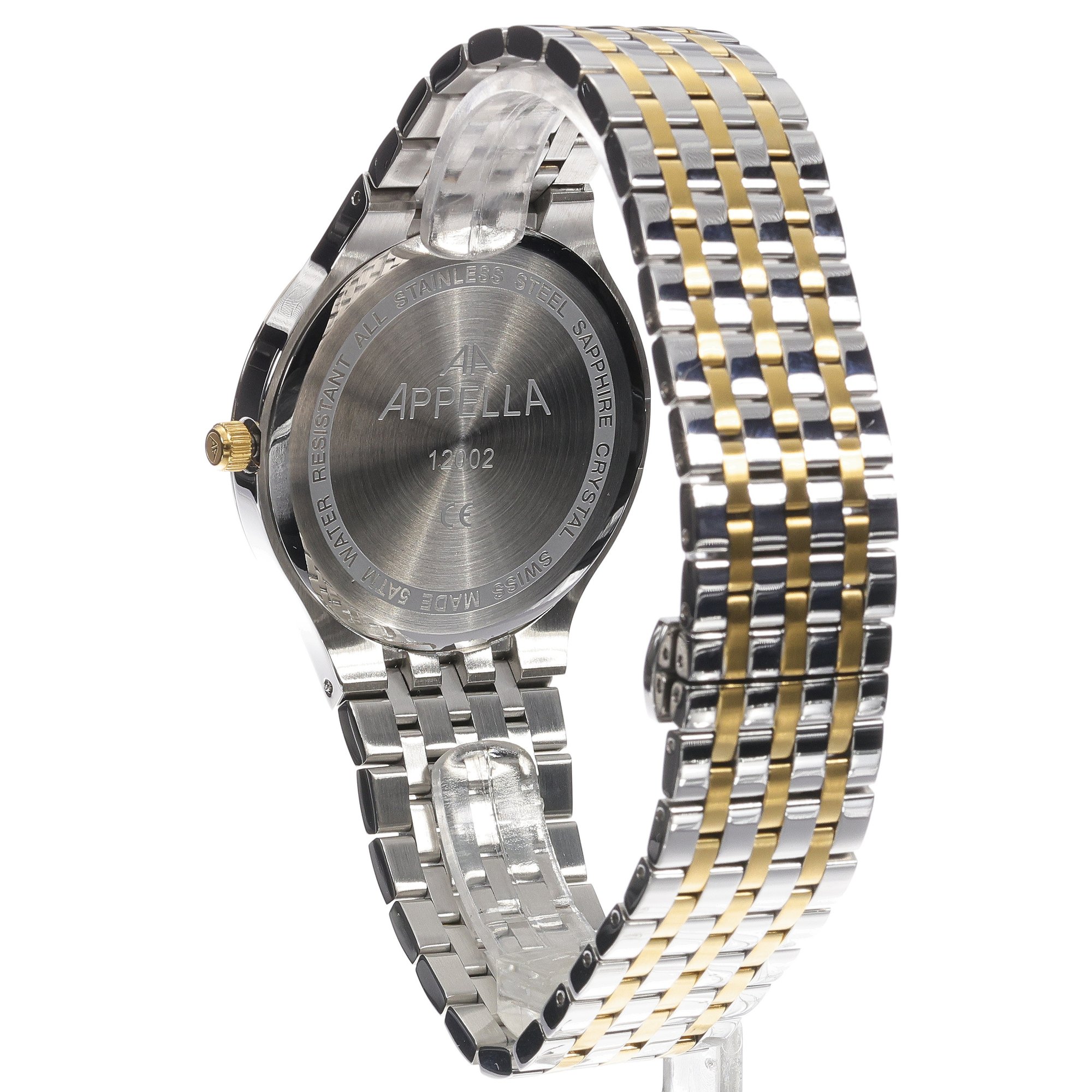 Appella L120022133DQ Diamonds zegarek męski klasyczny szafirowe - miniatura 9