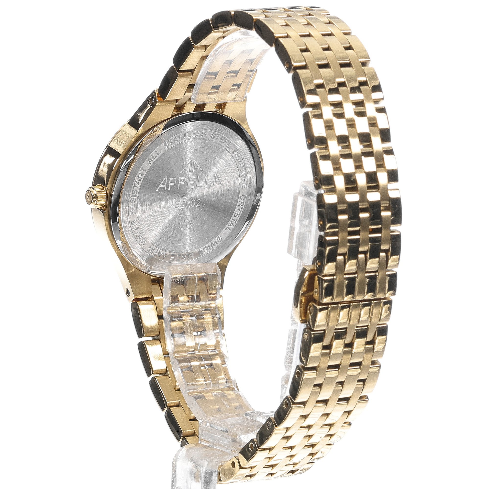Appella L320021133DQ Diamonds zegarek damski klasyczny szafirowe - miniatura 4