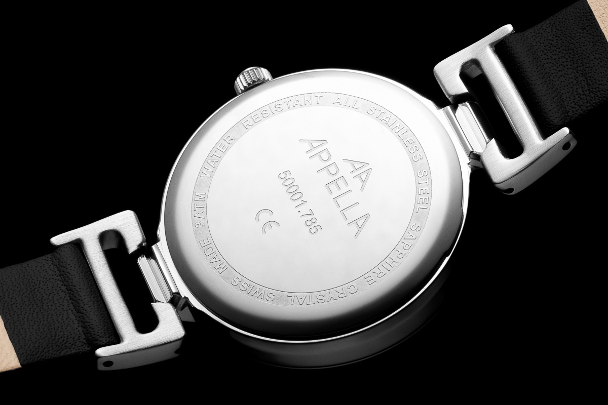 Appella L500015285DQ Diamonds zegarek damski klasyczny szafirowe - miniatura 10