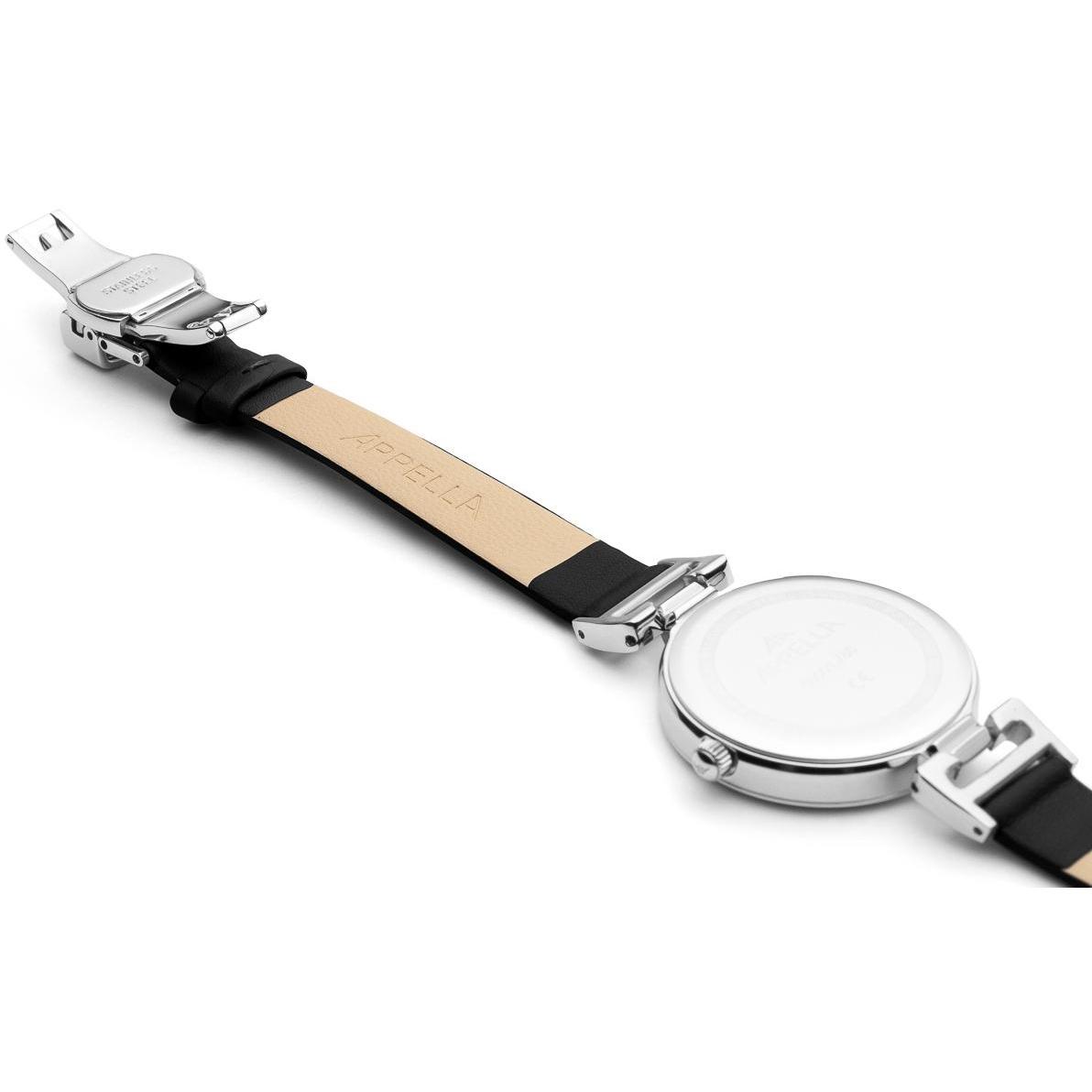 Appella L500015285DQ zegarek srebrny klasyczny Diamonds pasek - miniatura 7