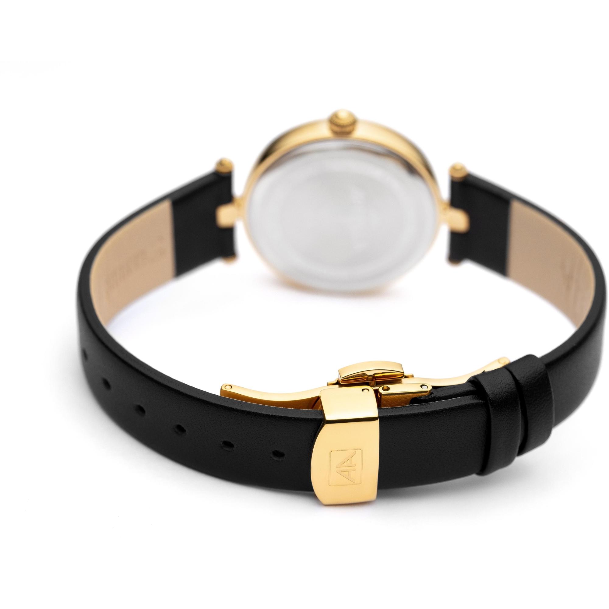 Appella L500021243DQ zegarek złoty klasyczny Diamonds pasek - miniatura 7