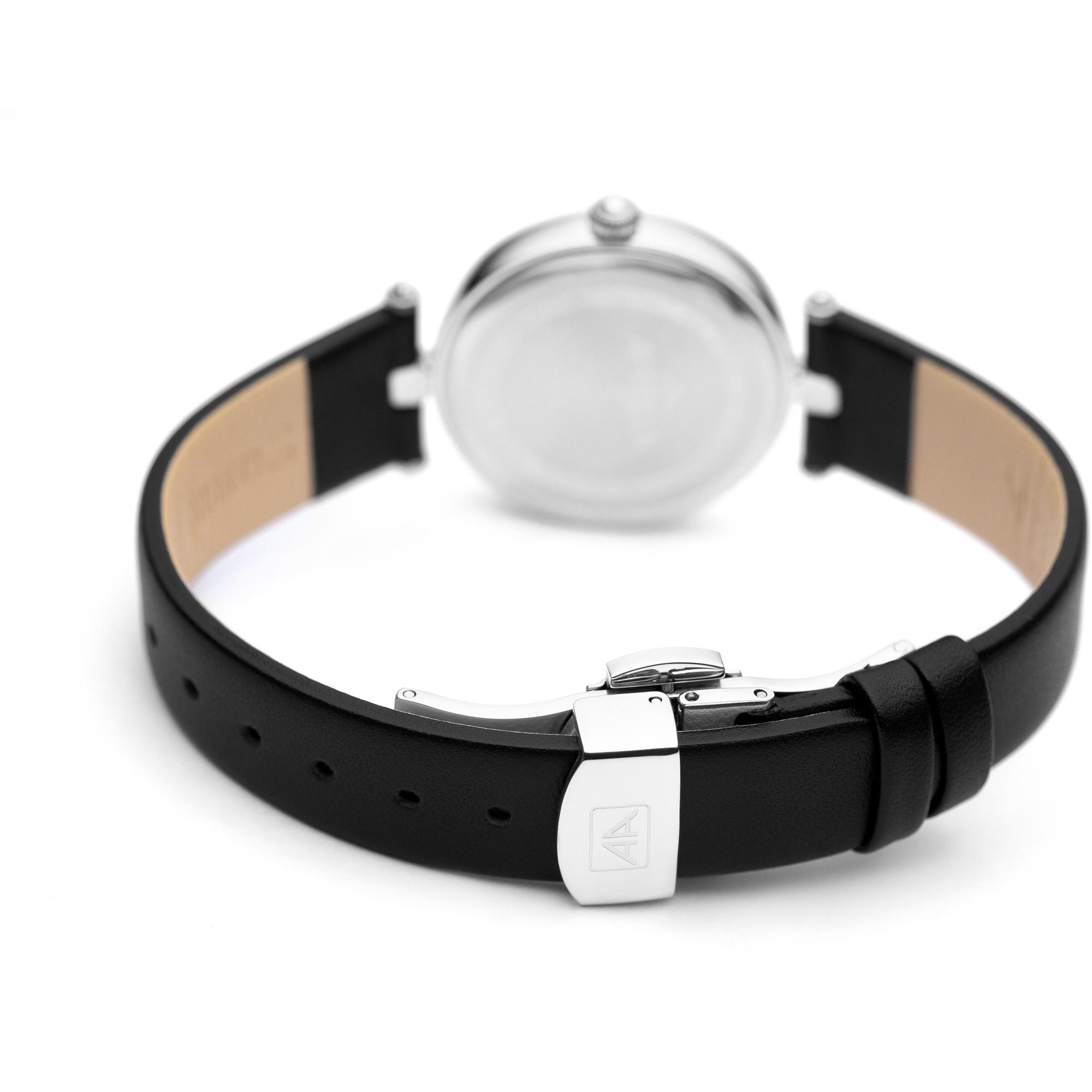 Appella L500025247DQ zegarek srebrny klasyczny Diamonds pasek - miniatura 7
