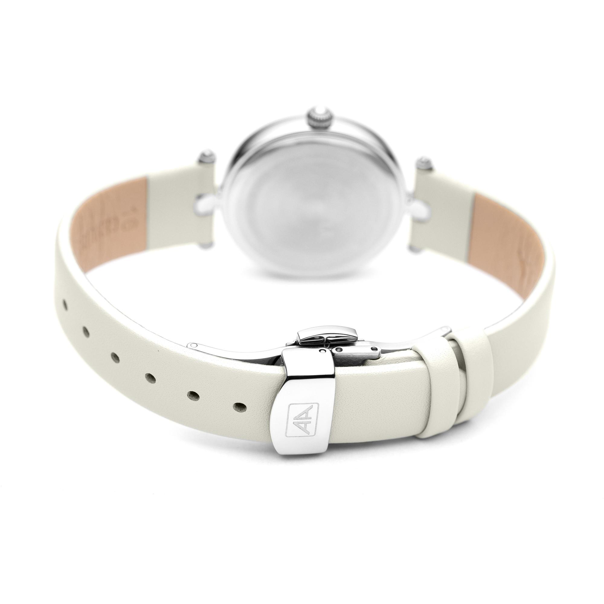 Appella L500025G43DQ zegarek srebrny klasyczny Diamonds pasek - miniatura 7