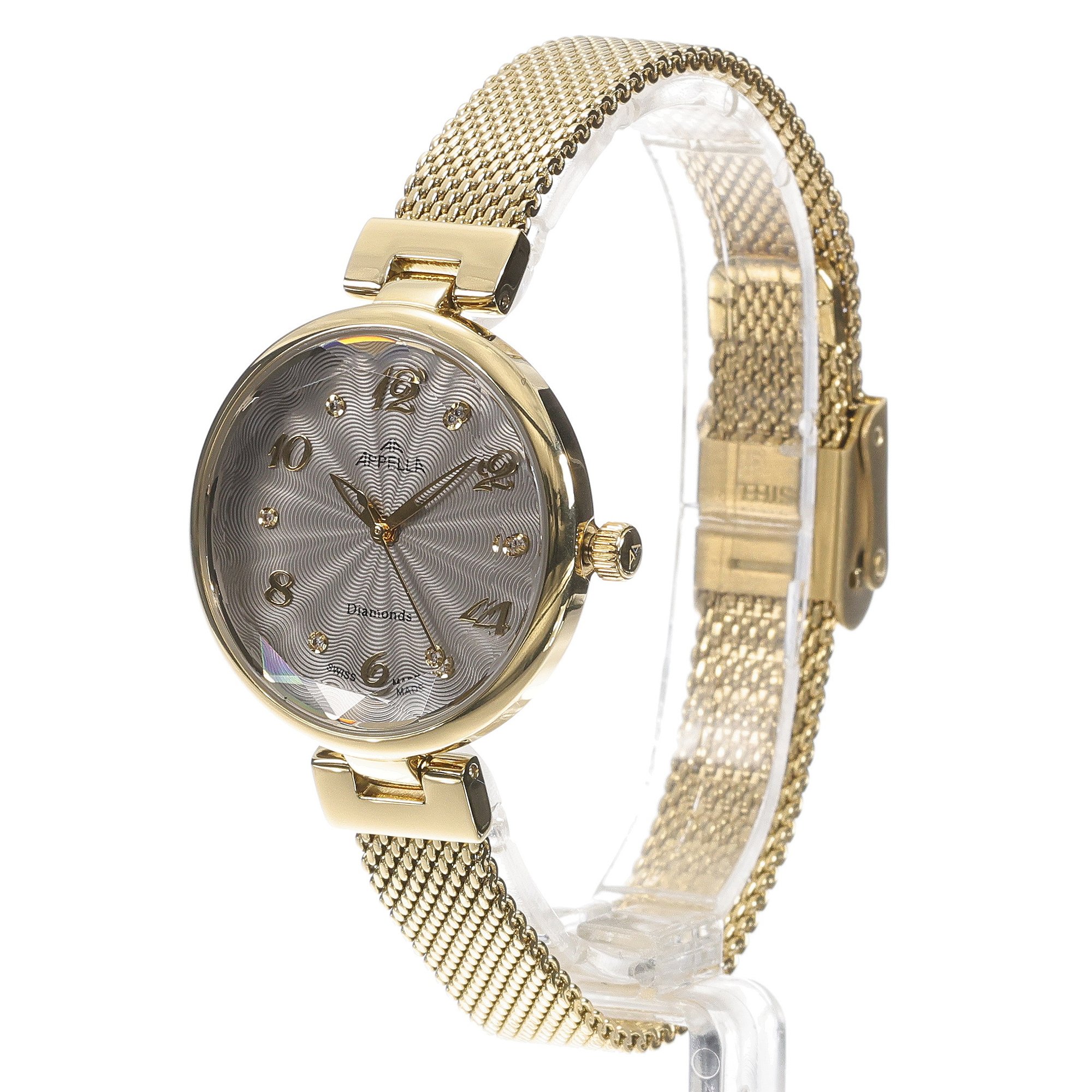 Appella L500041177DQ zegarek złoty klasyczny Diamonds bransoleta - miniatura 2