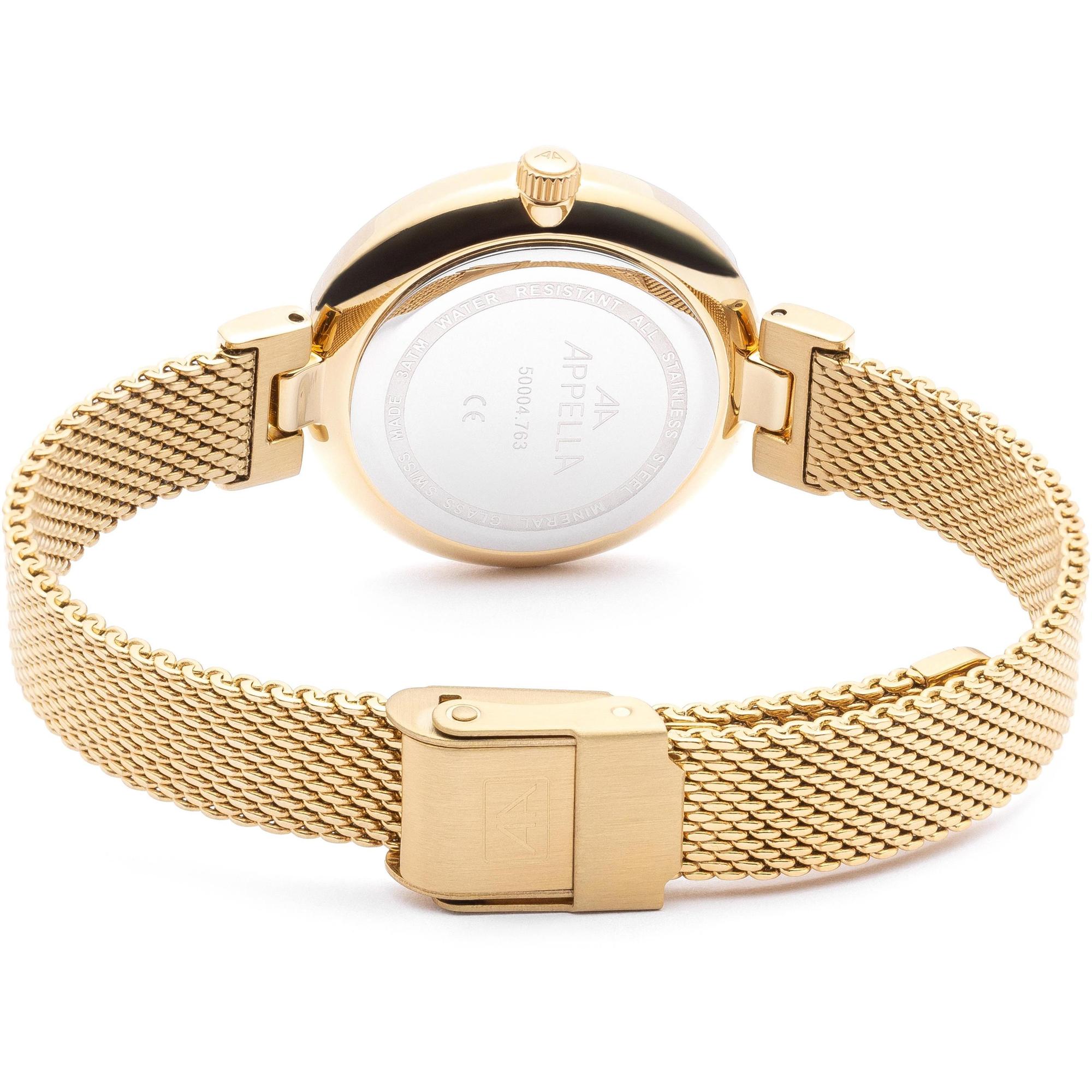 Appella L500041177DQ zegarek złoty klasyczny Diamonds bransoleta - miniatura 7