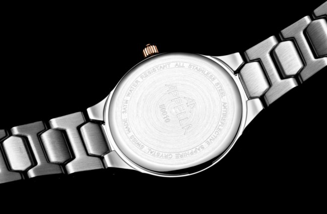 Appella L50010R117DQ Diamonds zegarek damski elegancki szafirowe