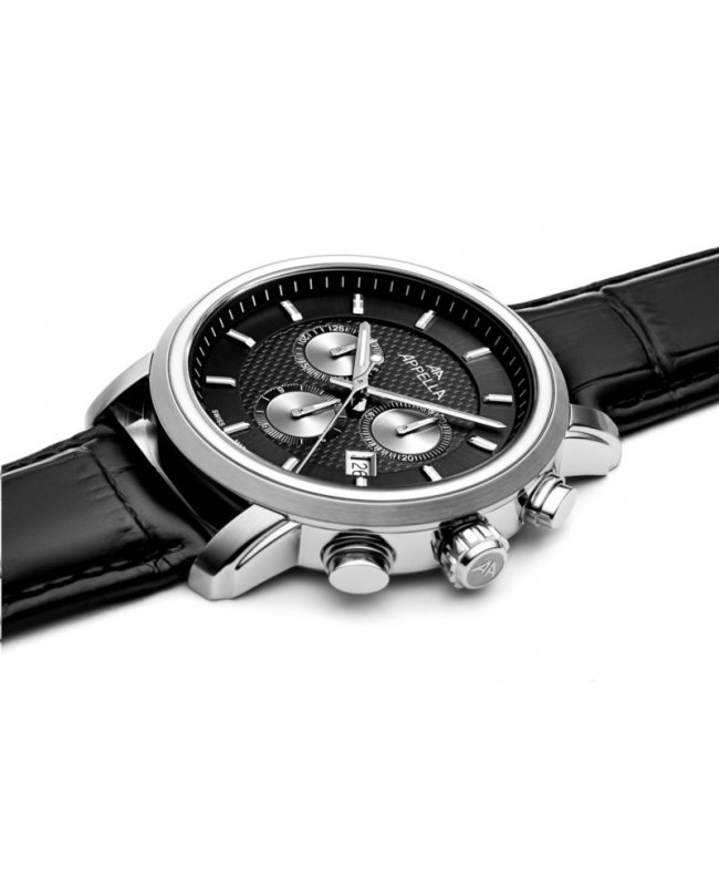 Appella L700015216CH zegarek srebrny elegancki Pasek pasek - miniatura 5