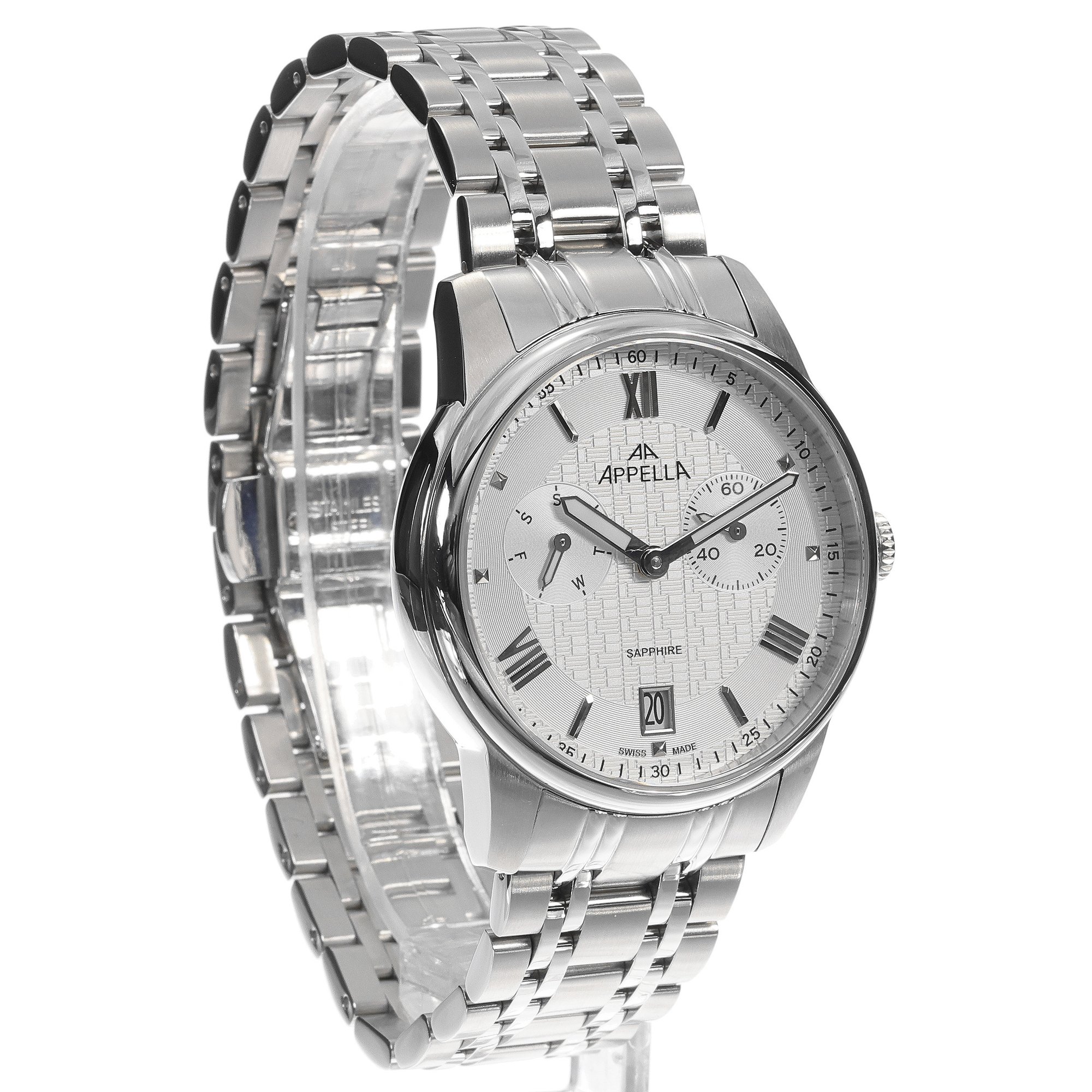 Appella L700085163QF Bransoleta zegarek męski elegancki szafirowe - miniatura 3